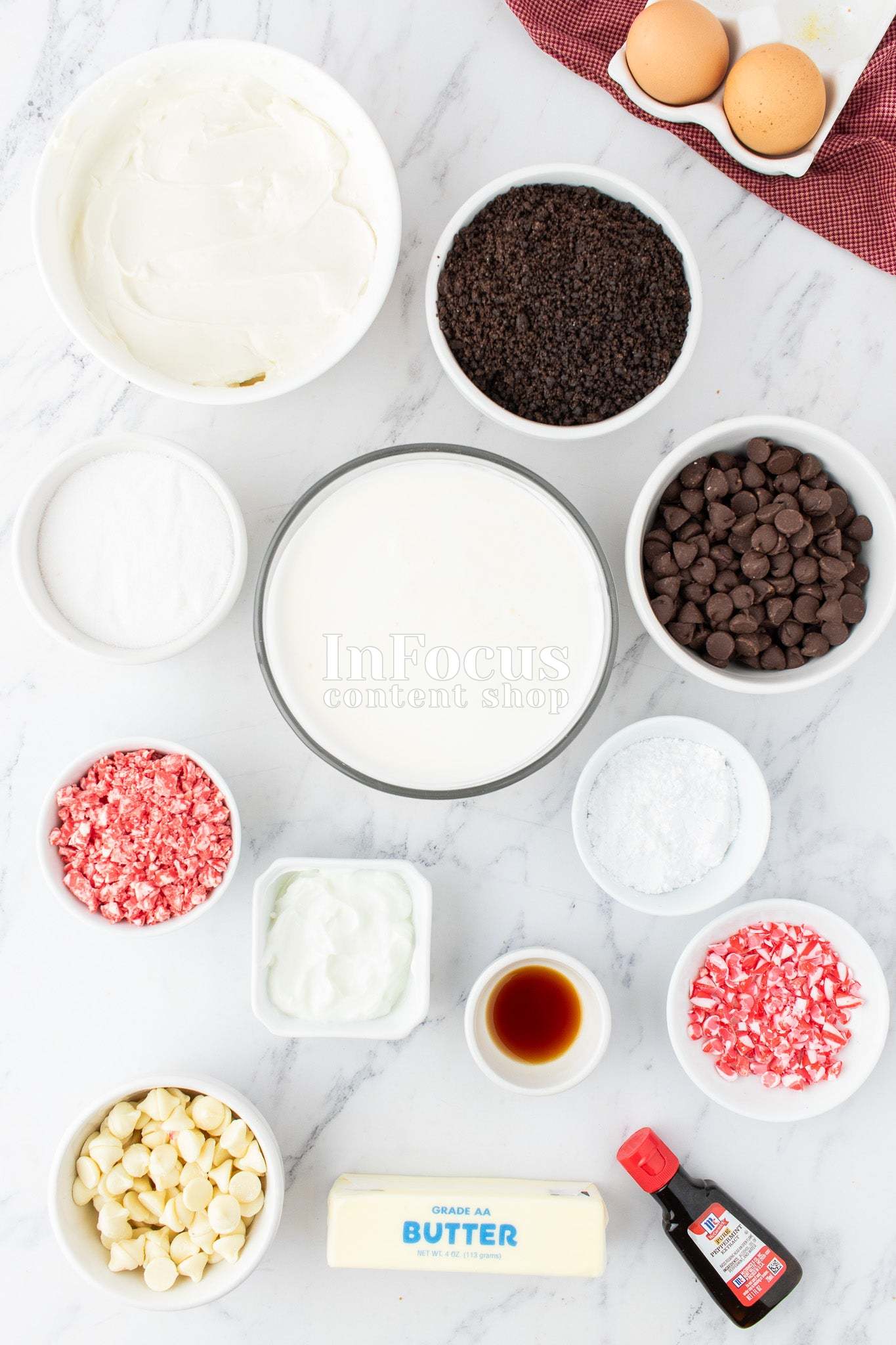 Mini White Chocolate Peppermint Cheesecakes- Exclusive