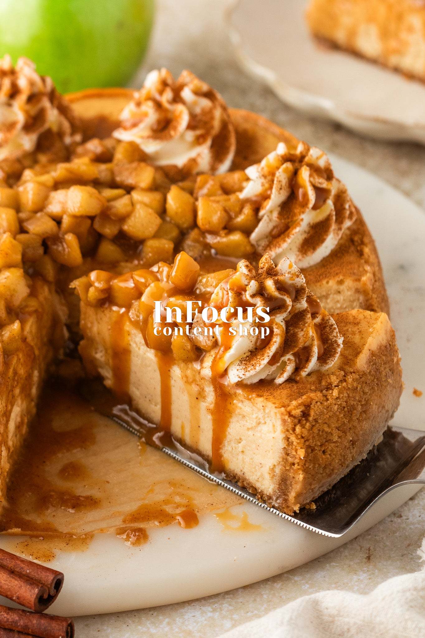 Caramel Apple Cheesecake- Exclusive