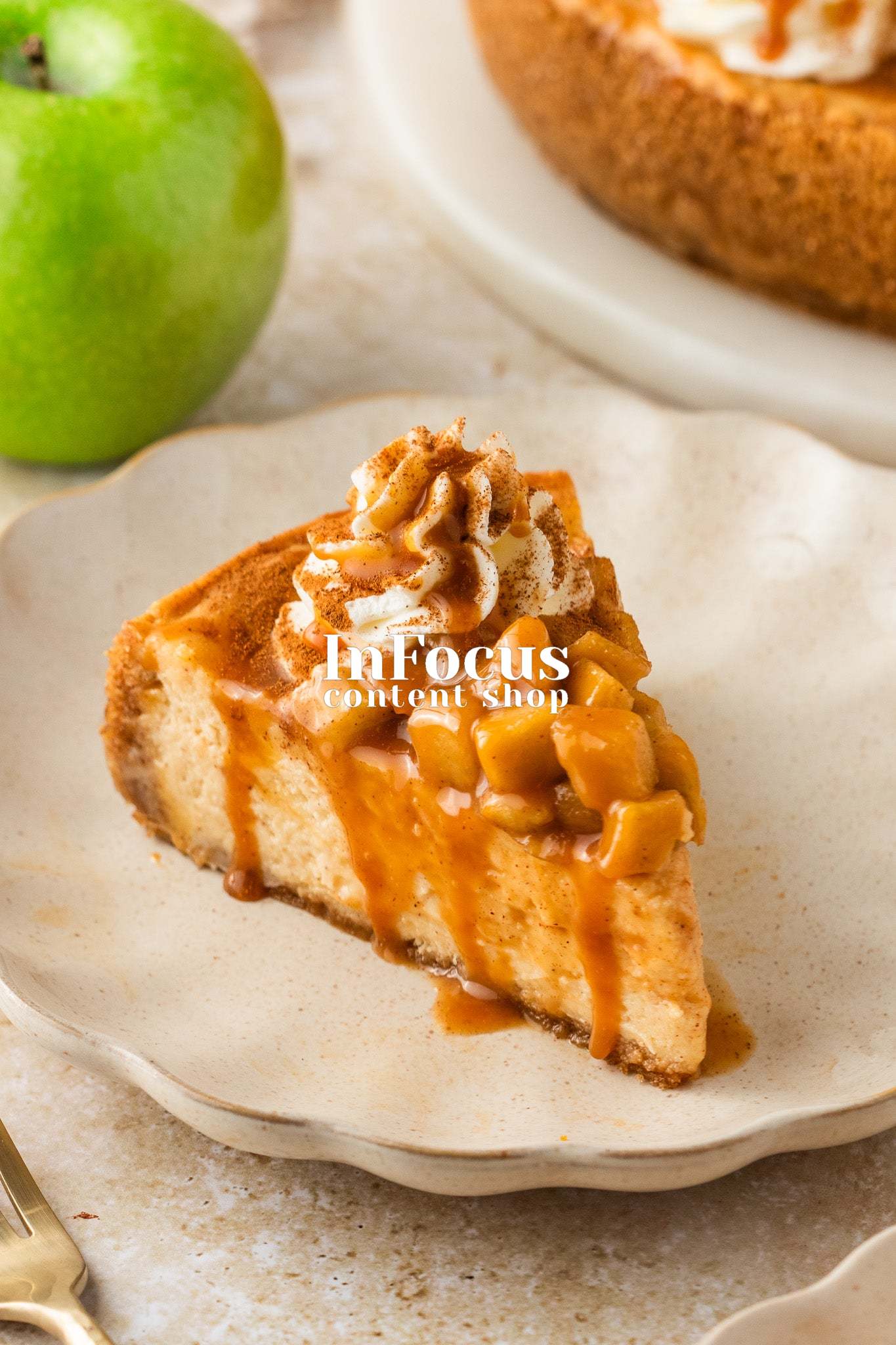 Caramel Apple Cheesecake- Exclusive