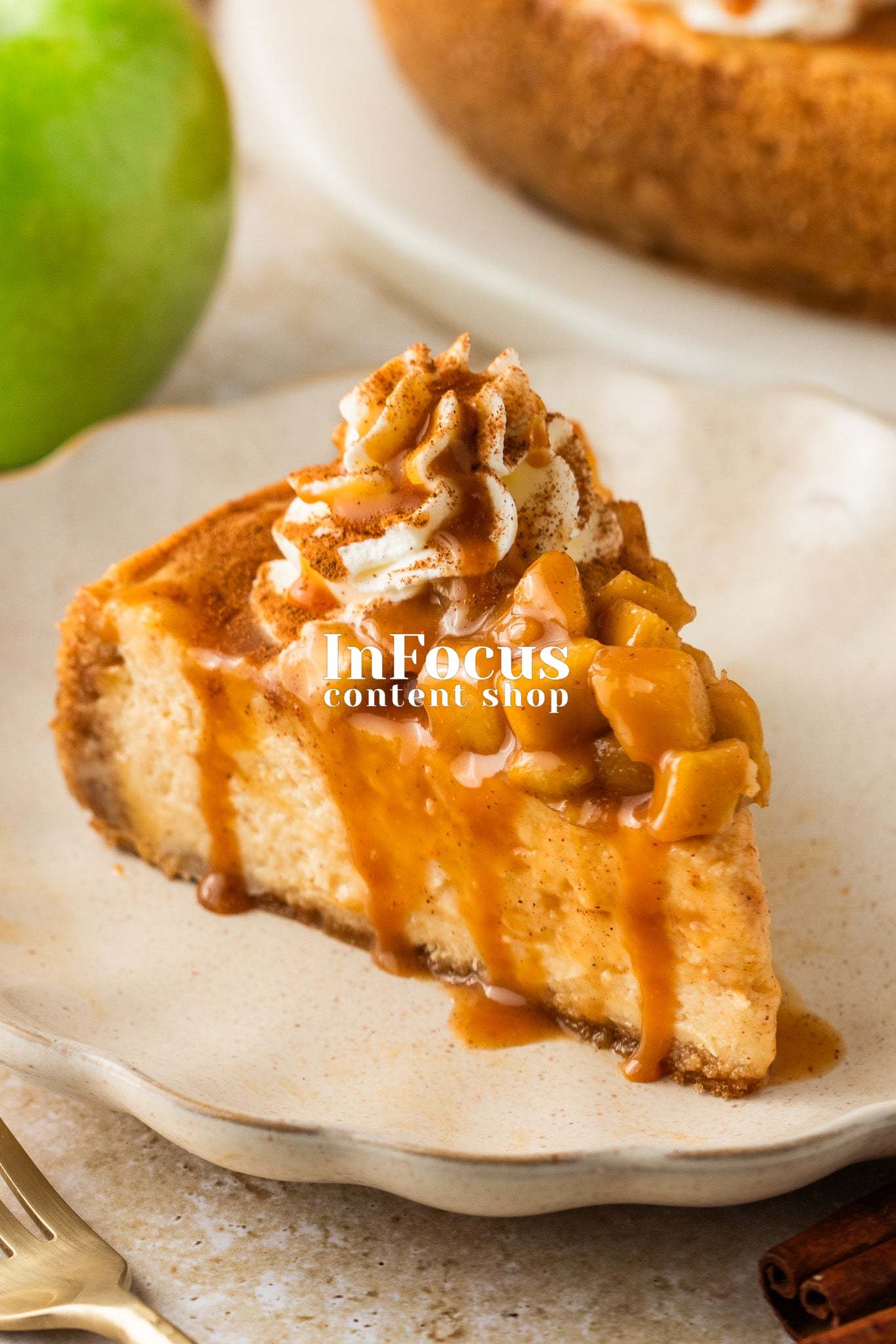 Caramel Apple Cheesecake- Exclusive