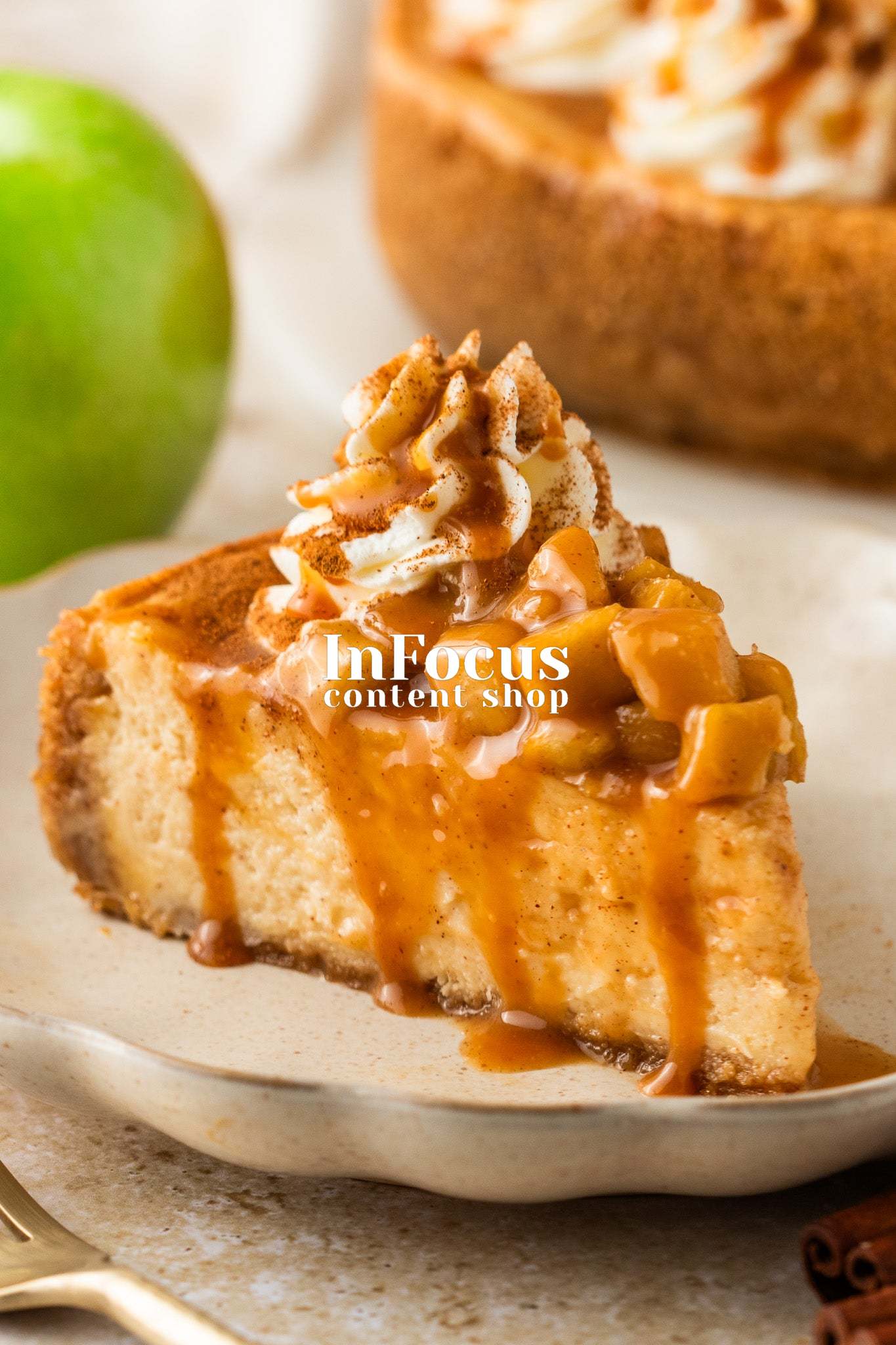Caramel Apple Cheesecake- Exclusive
