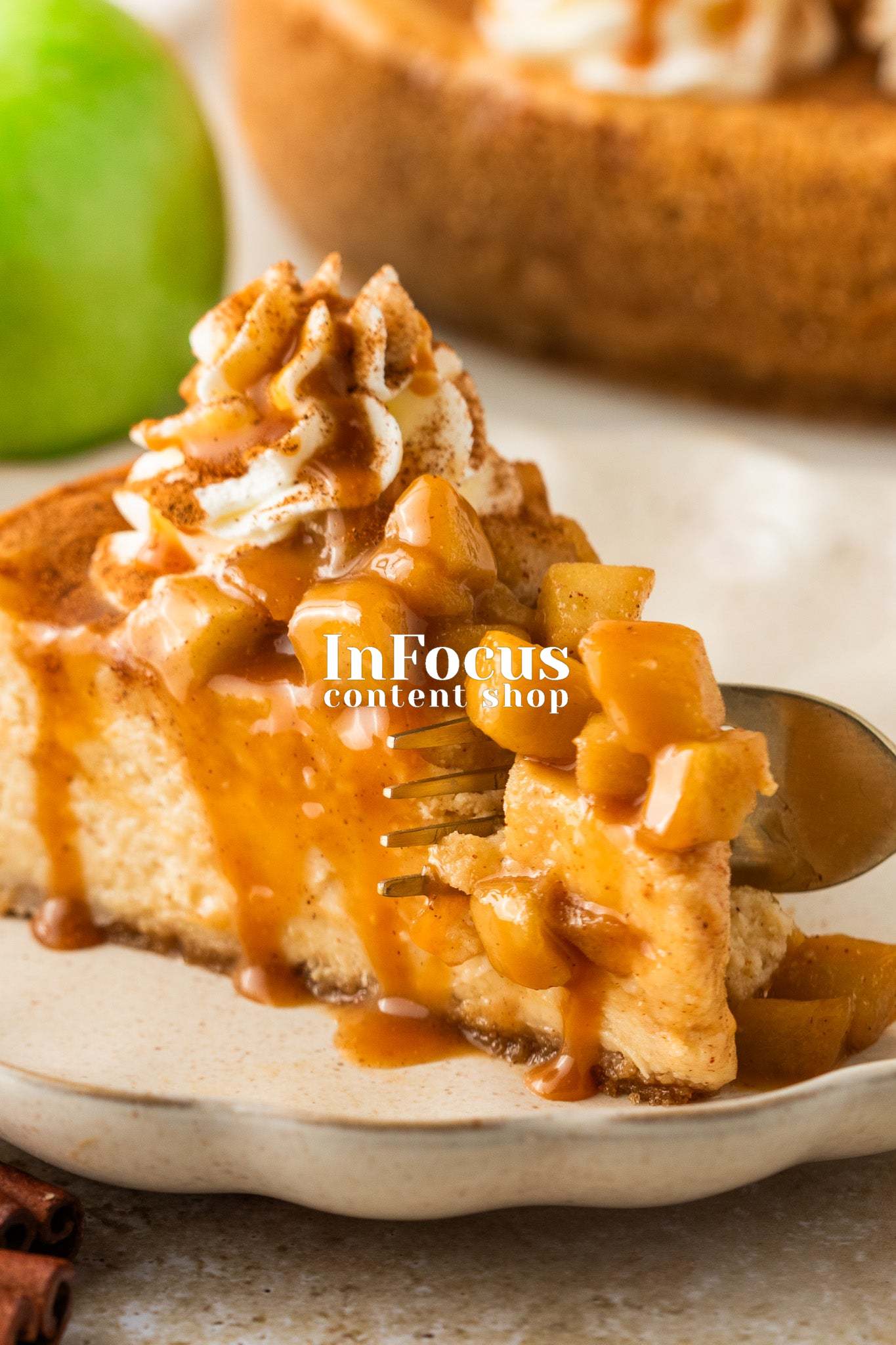 Caramel Apple Cheesecake- Exclusive