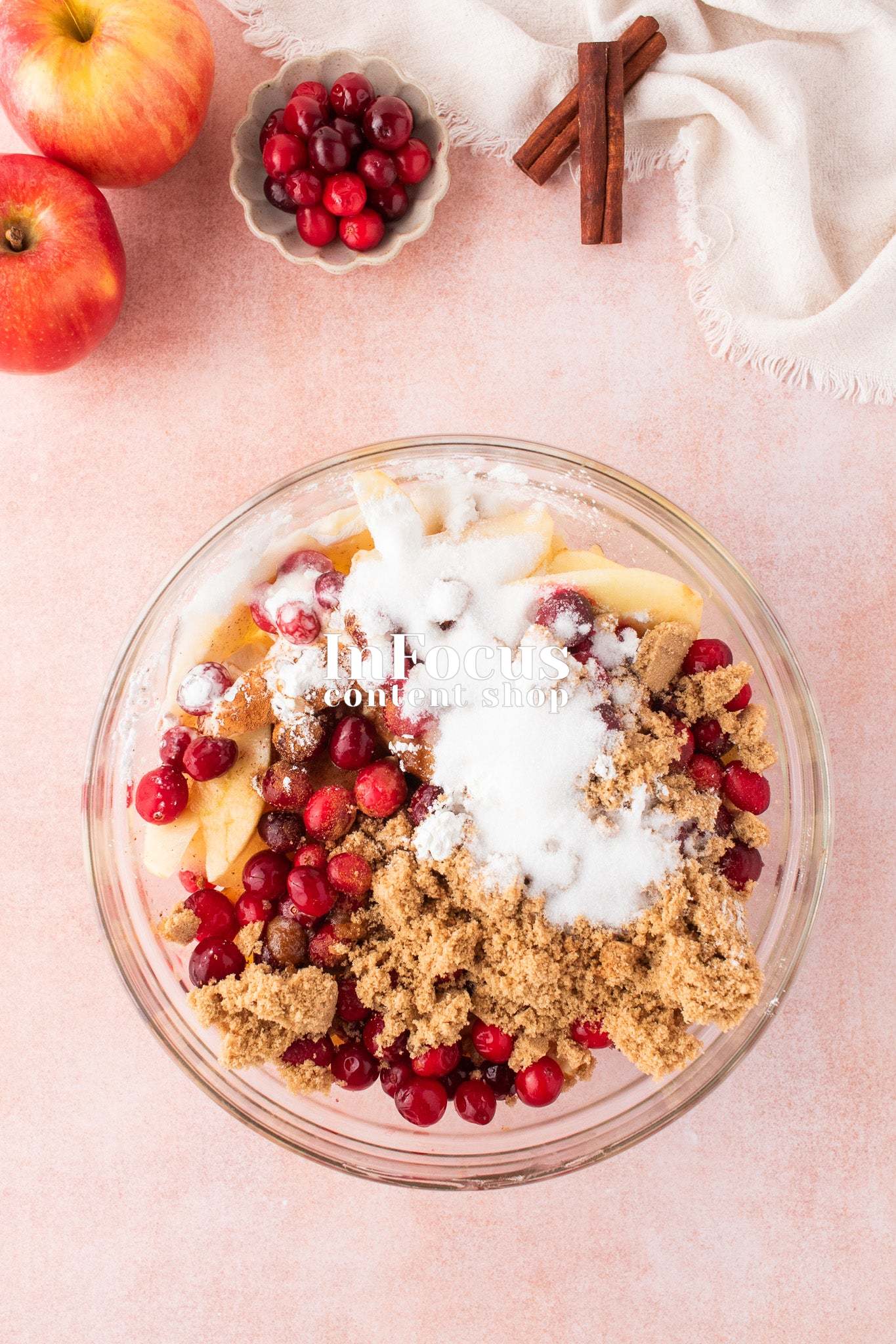 Apple Cranberry Crumble Pie- Exclusive