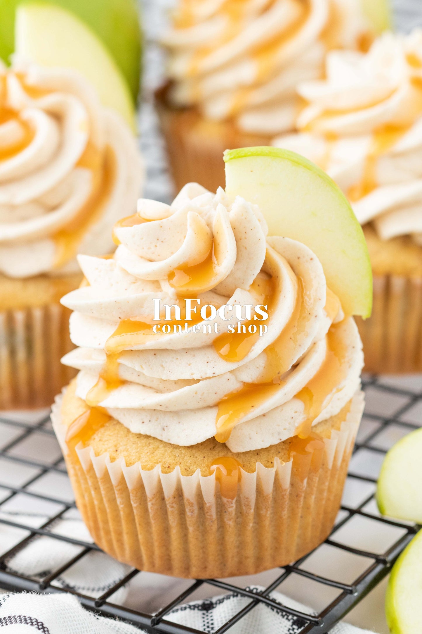Caramel Apple Cupcakes- Semi-Exclusive Set 1
