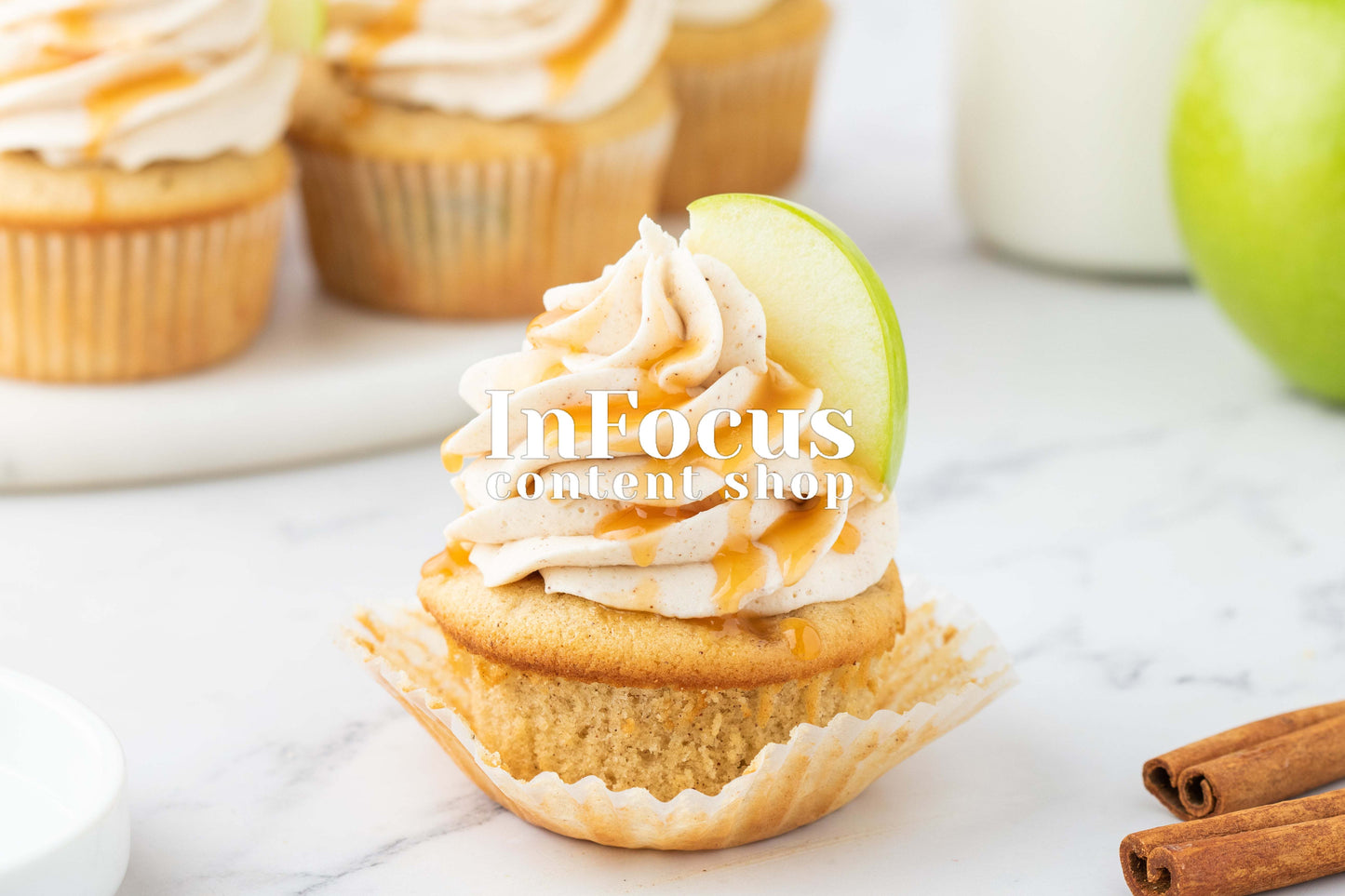 Caramel Apple Cupcakes- Semi-Exclusive Set 1