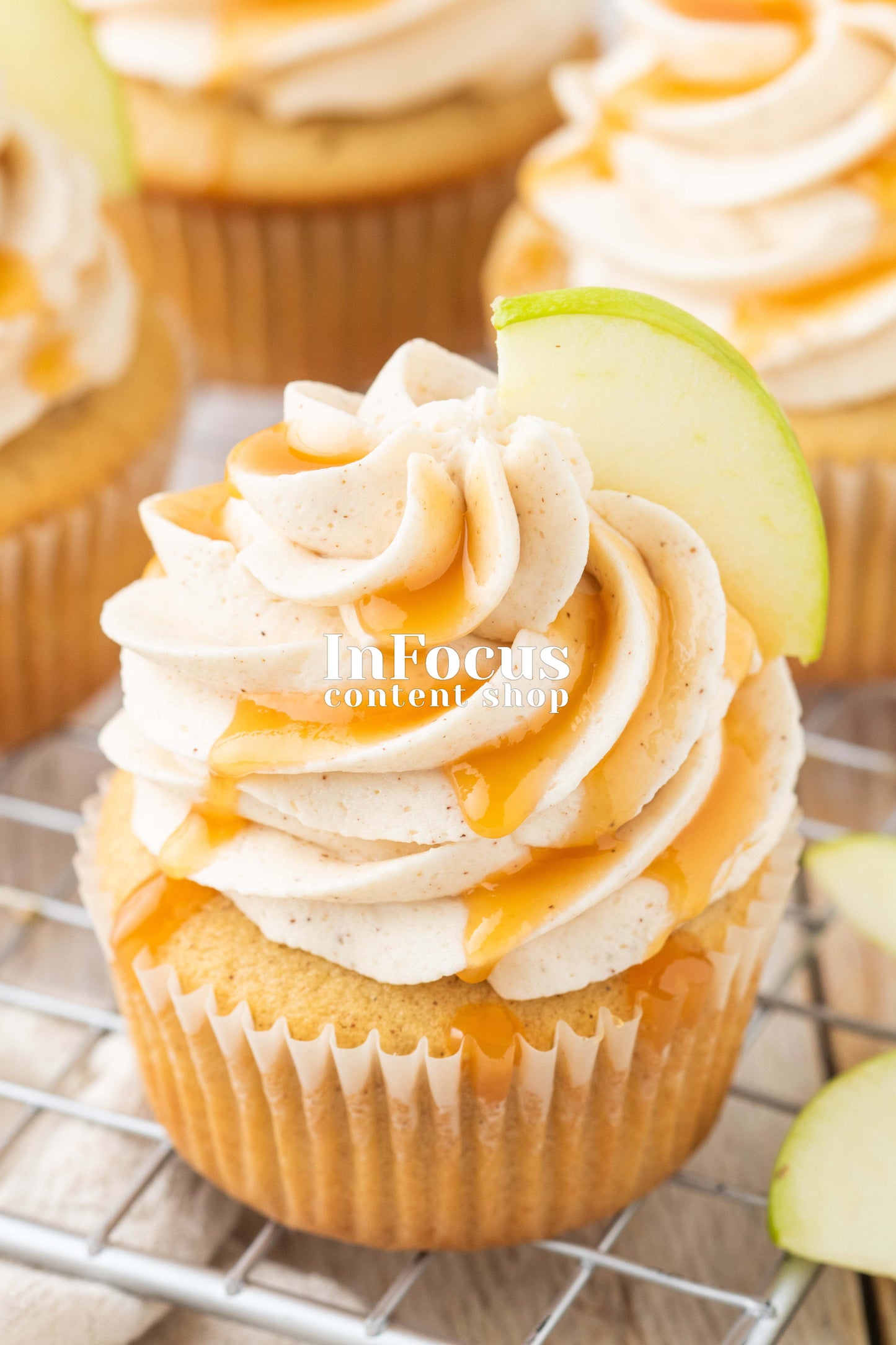 Caramel Apple Cupcakes- Semi-Exclusive Set 2