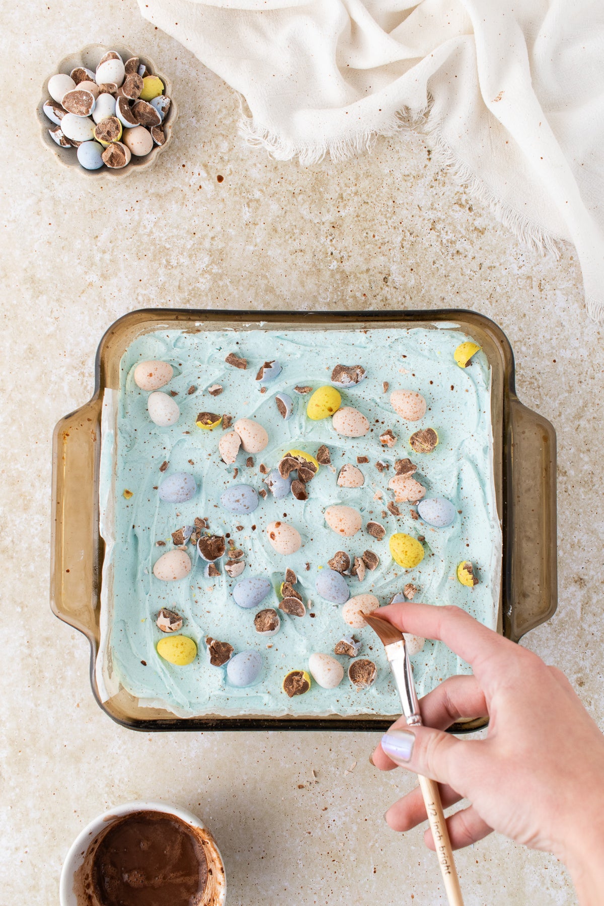 Cadbury Egg Cookie Bars- Exclusive