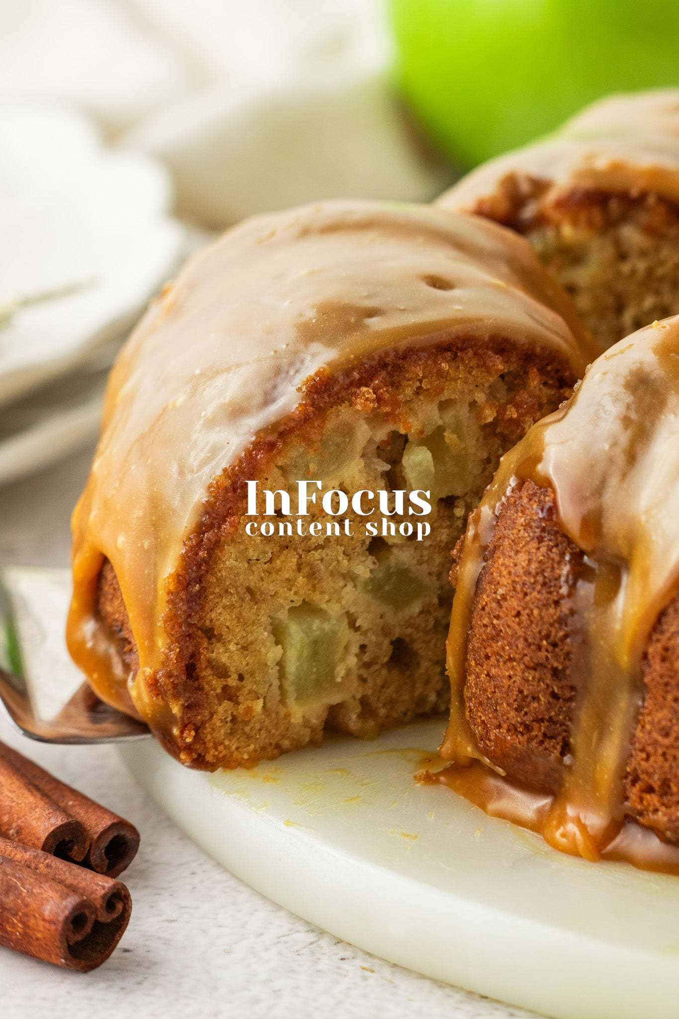 Caramel Apple Bundt Cake- Exclusive