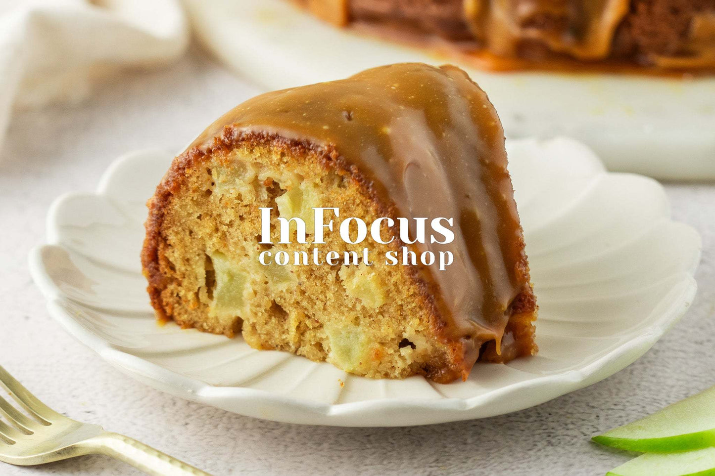 Caramel Apple Bundt Cake- Exclusive