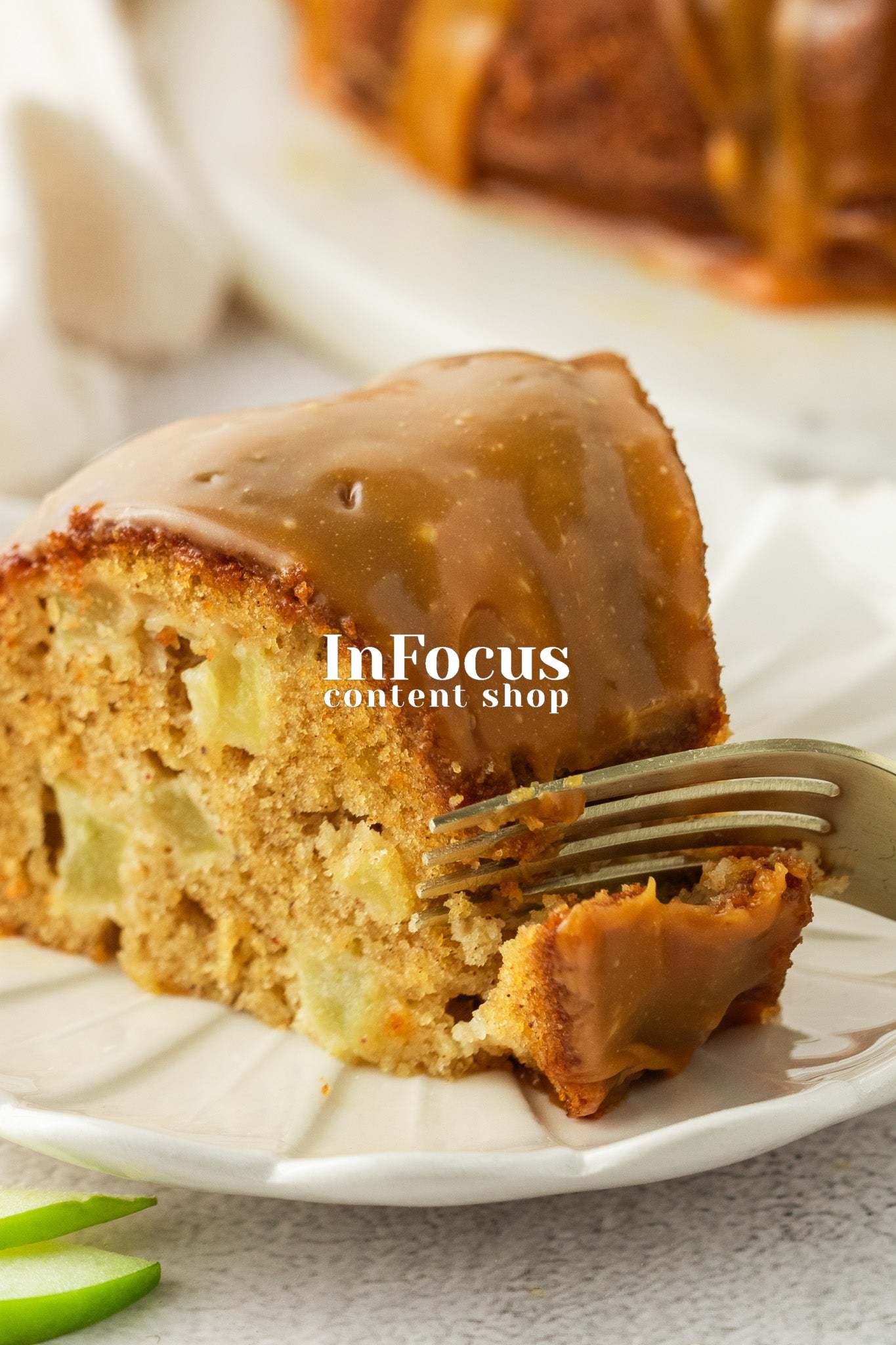 Caramel Apple Bundt Cake- Exclusive