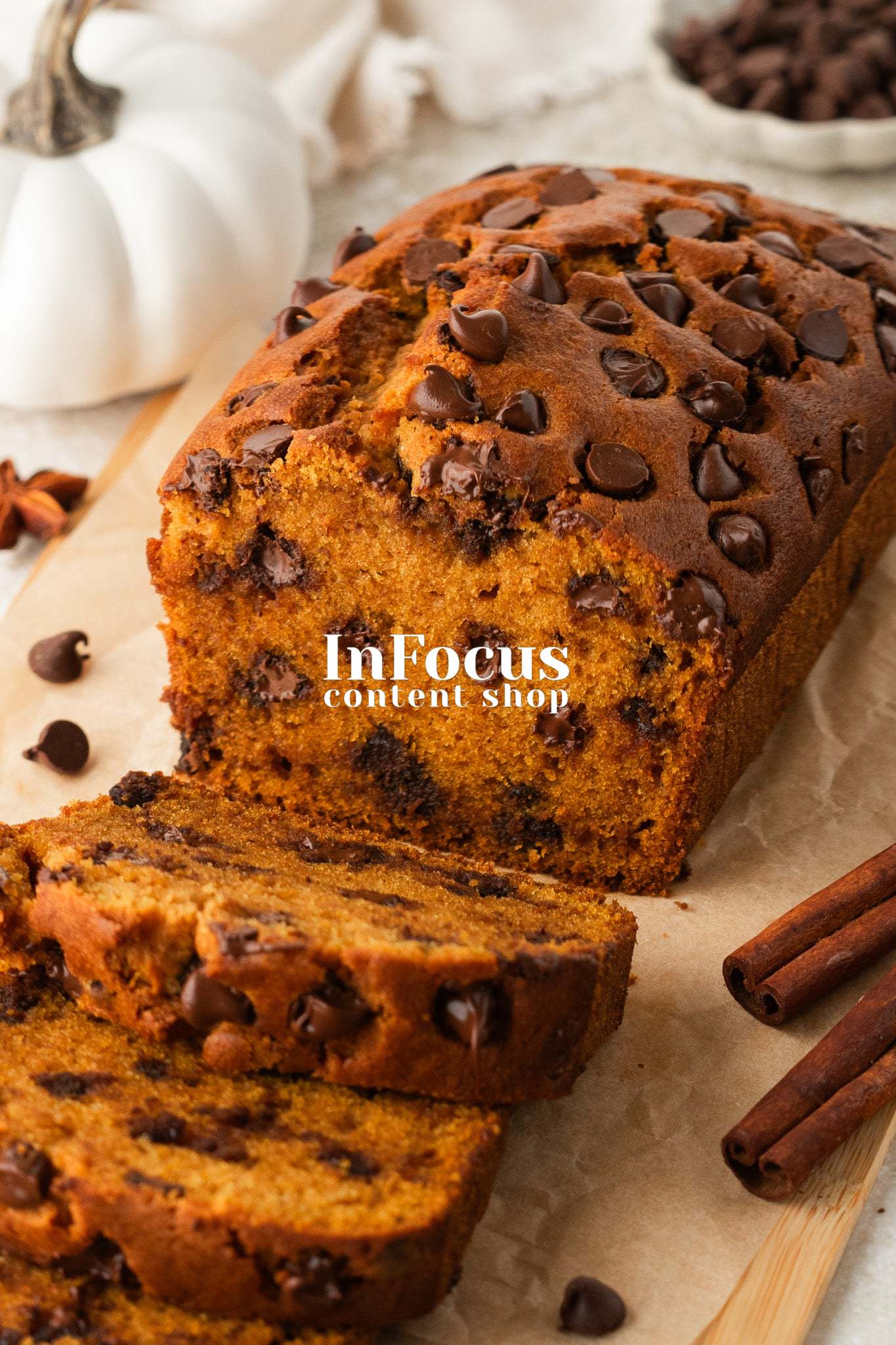 Chocolate Chip Pumpkin Bread- Exclusive