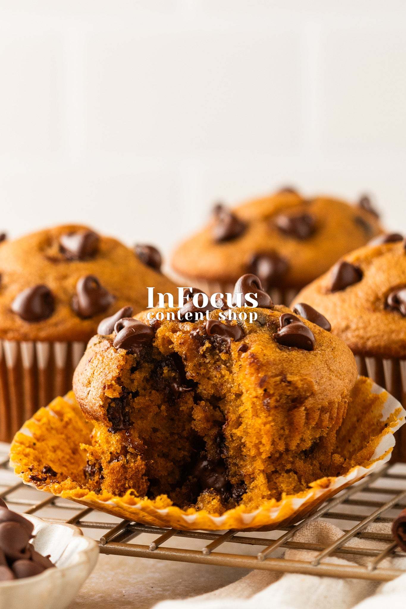 Pumpkin Chocolate Chip Muffins- Exclusive