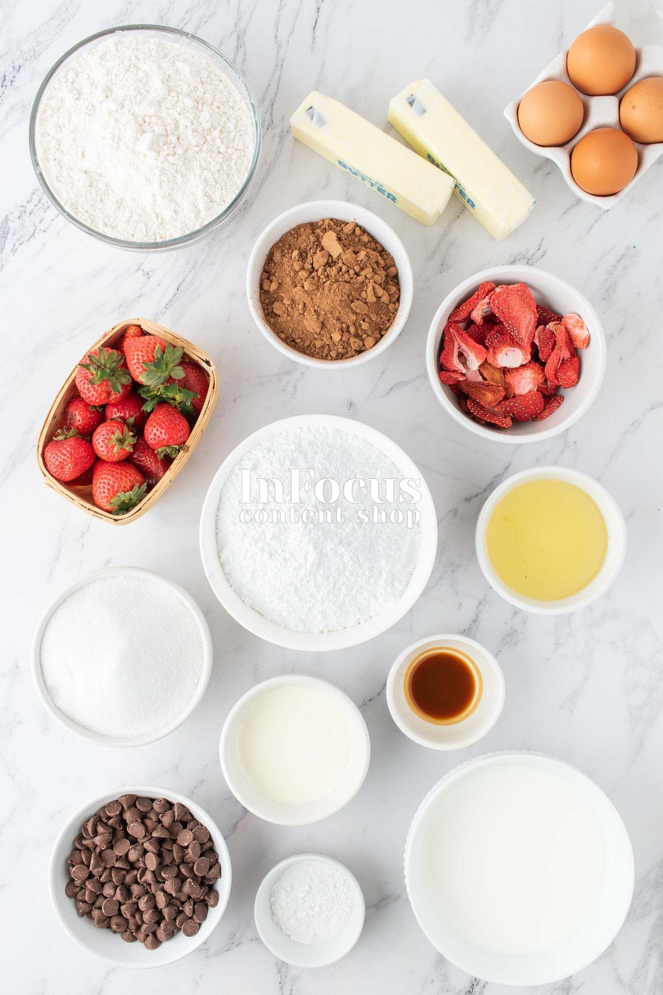 Chocolate Strawberry Cake- Semi-Exclusive Set 2