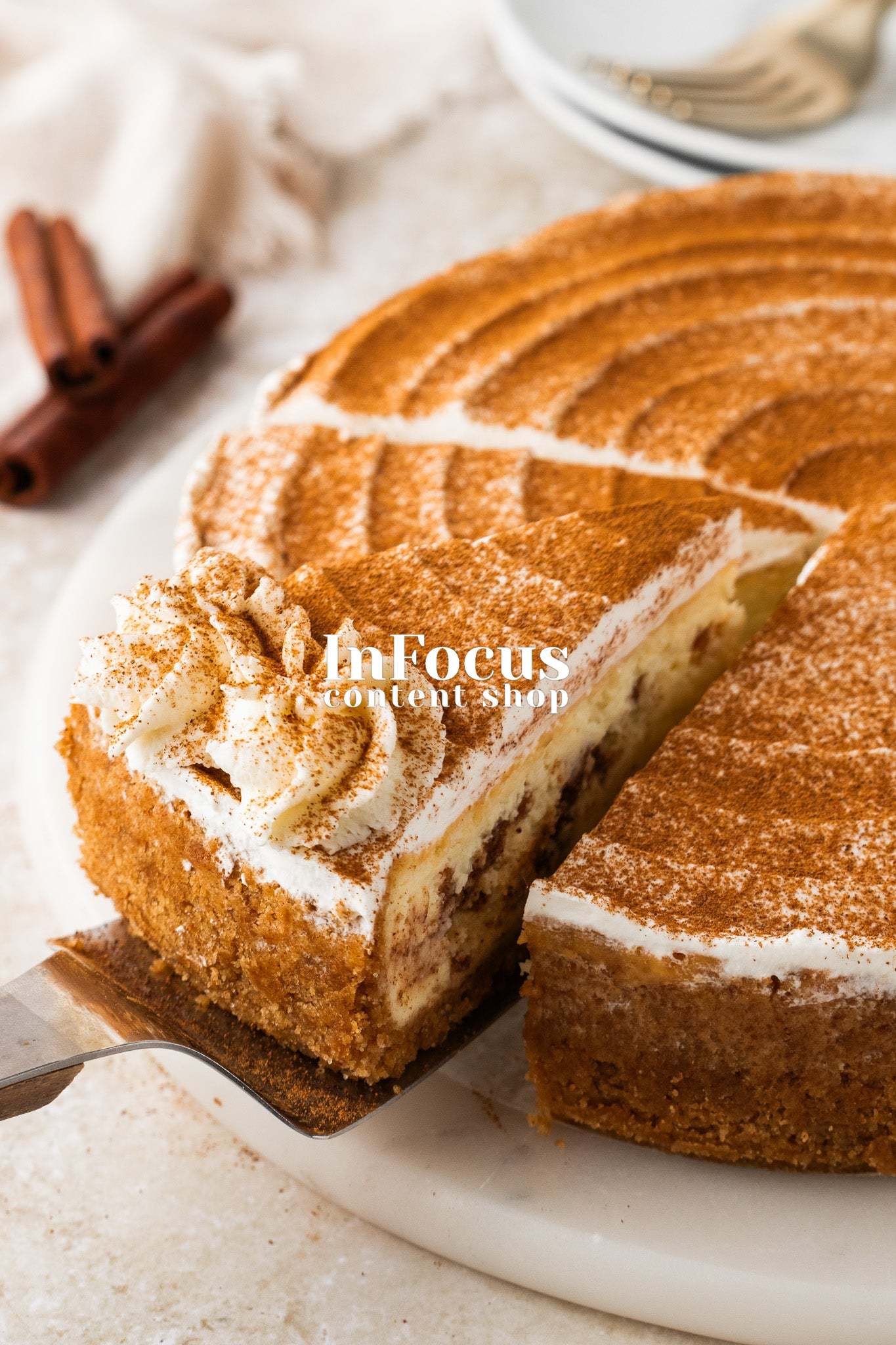 Cinnamon Swirl Cheesecake- Exclusive