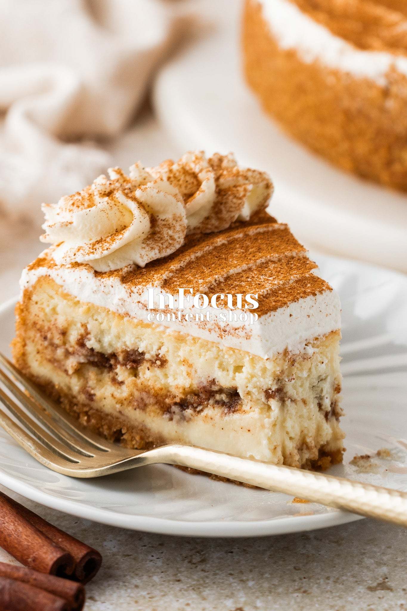Cinnamon Swirl Cheesecake- Exclusive