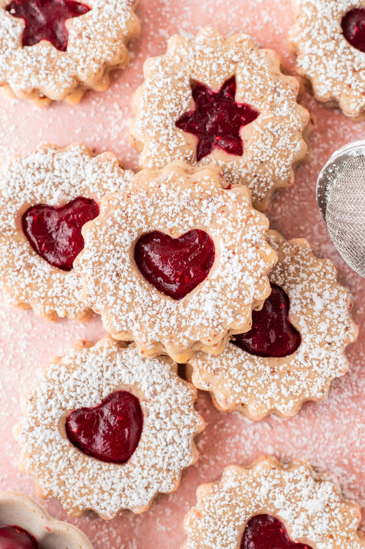 Cranberry Linzer Cookies- Exclusive
