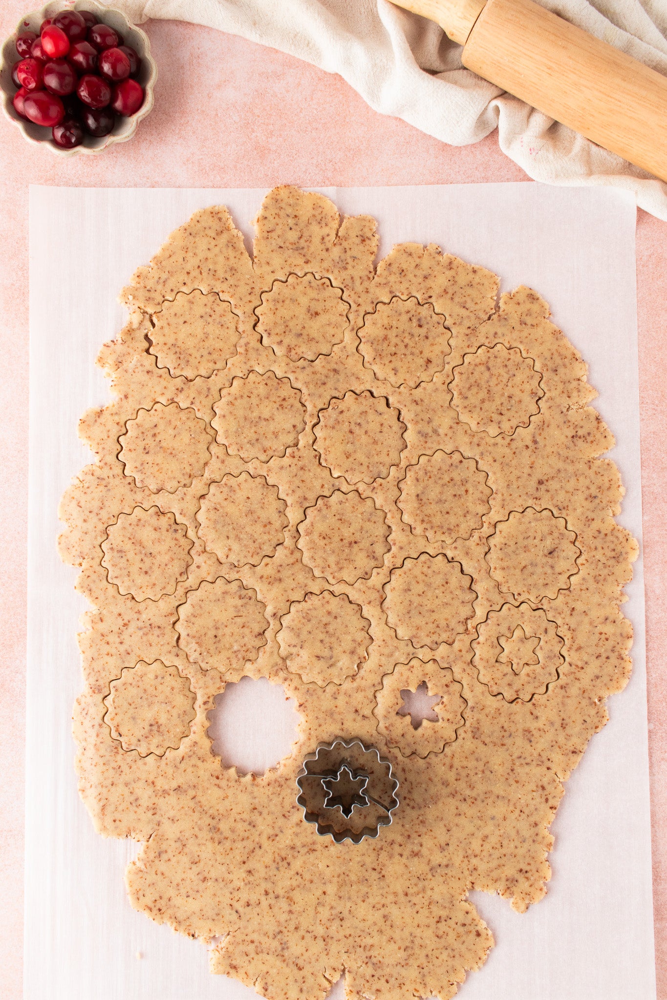 Cranberry Linzer Cookies- Exclusive