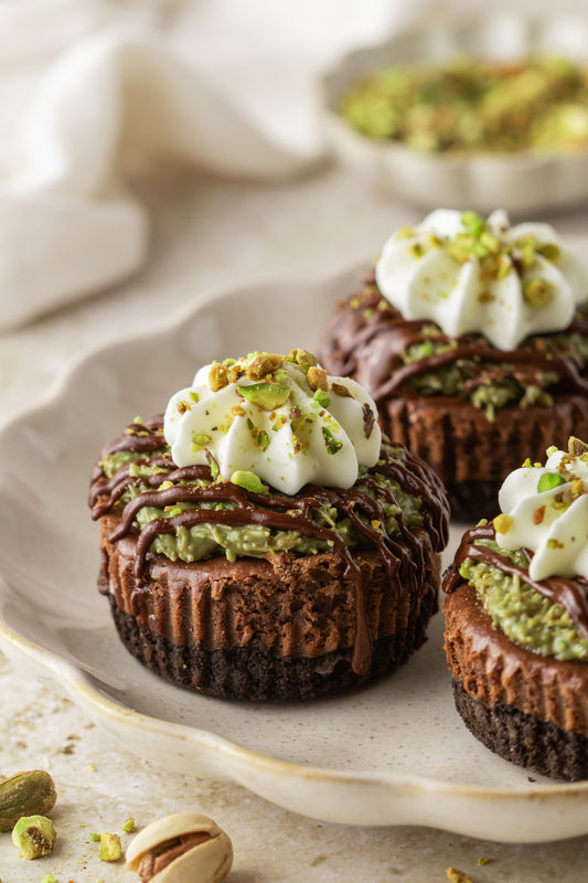 Dubai Chocolate Mini Cheesecakes- Exclusive