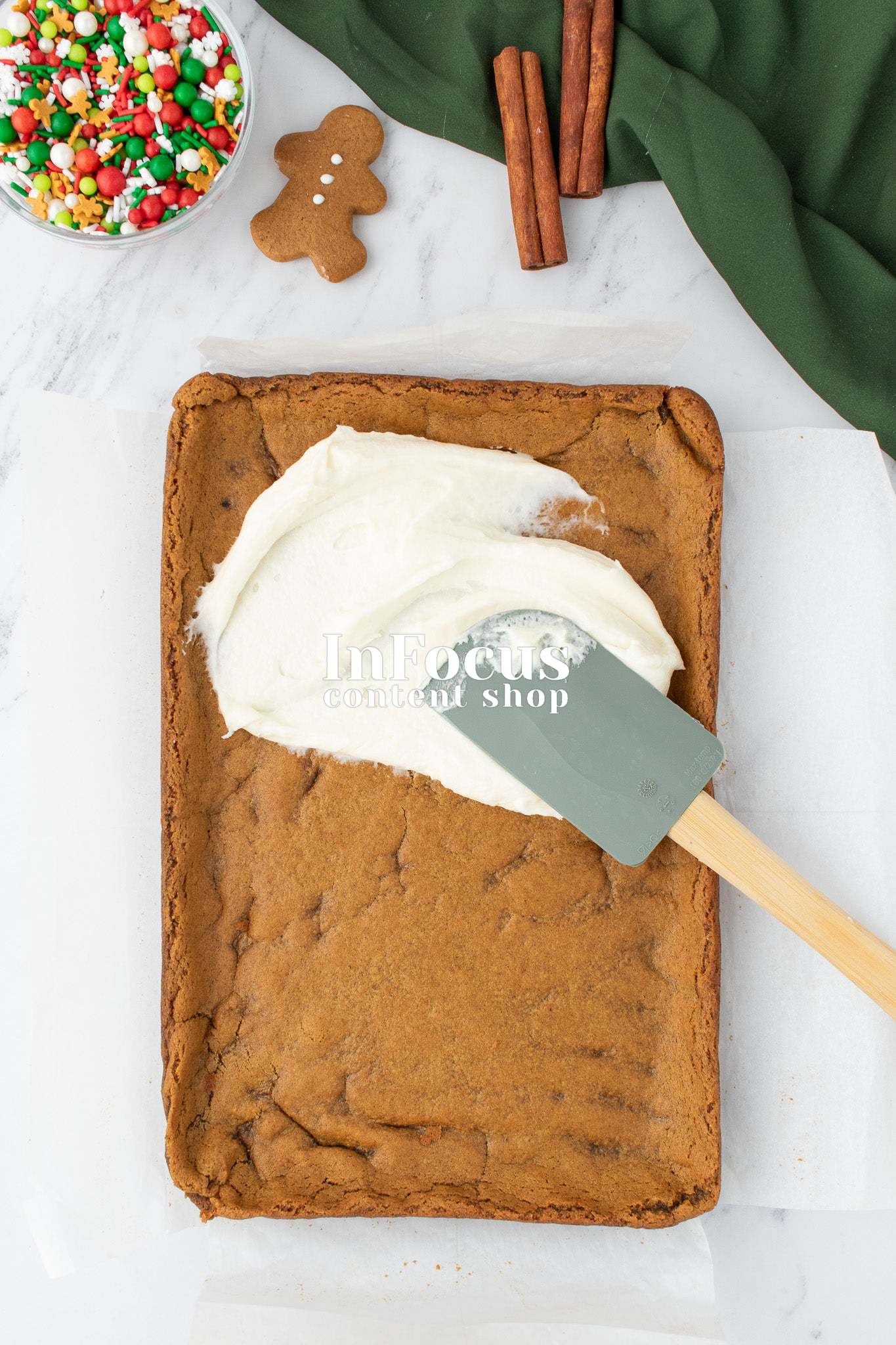Gingerbread Cookie Bars- Exclusive