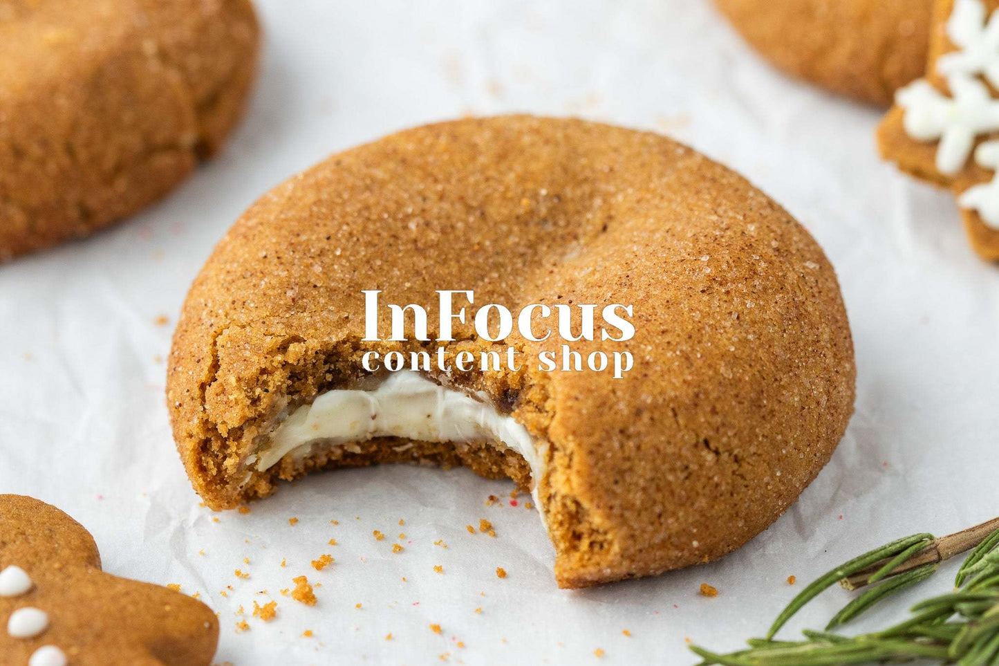 Gingerbread Cheesecake Cookies- Exclusive
