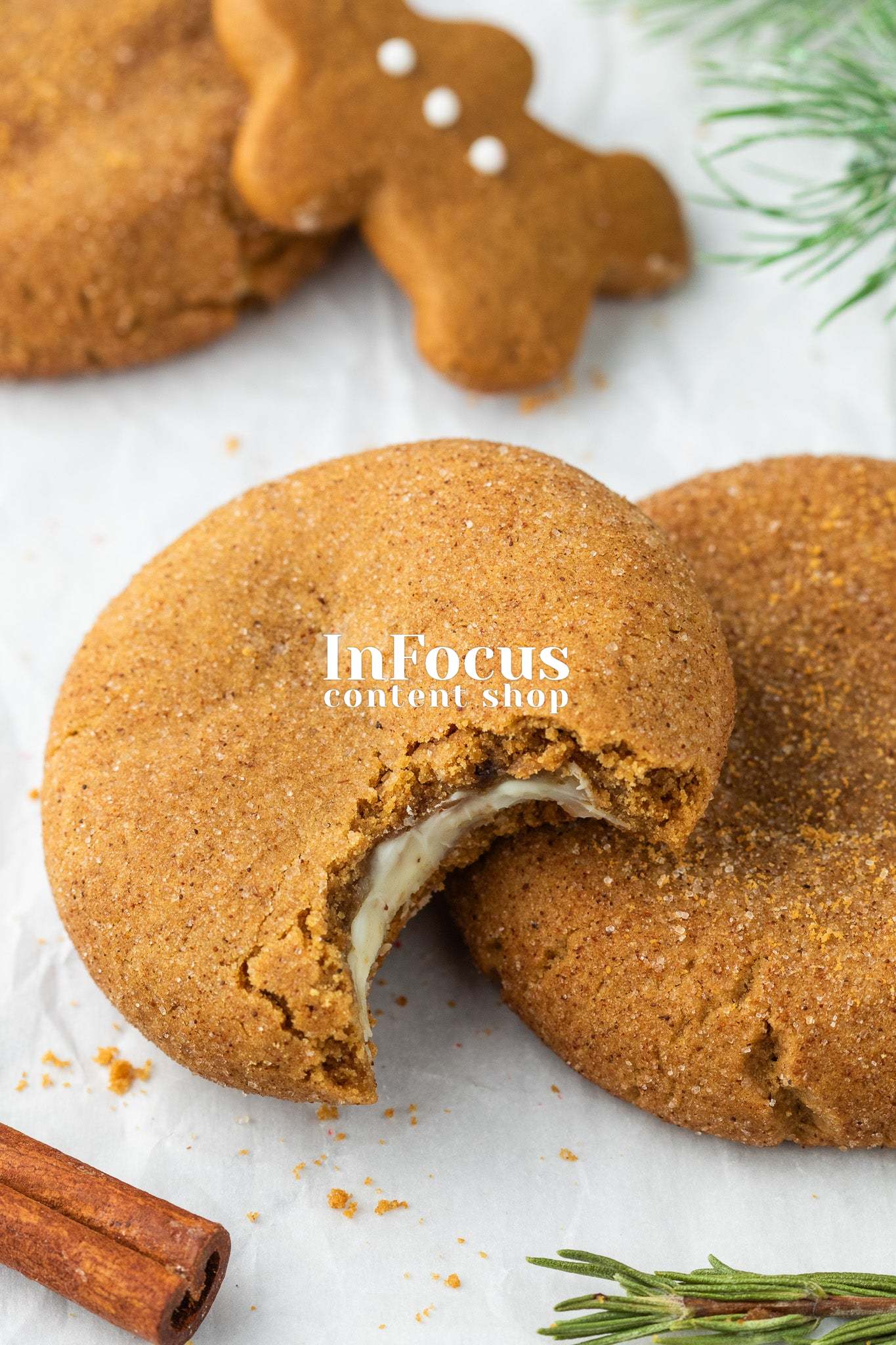Gingerbread Cheesecake Cookies- Exclusive