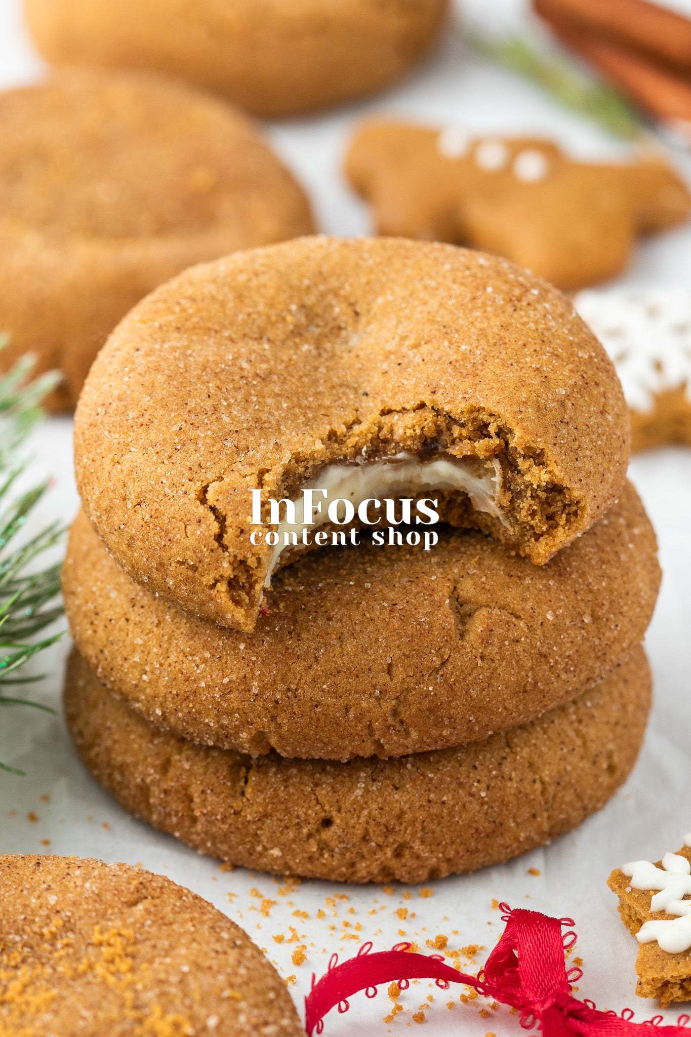 Gingerbread Cheesecake Cookies- Exclusive