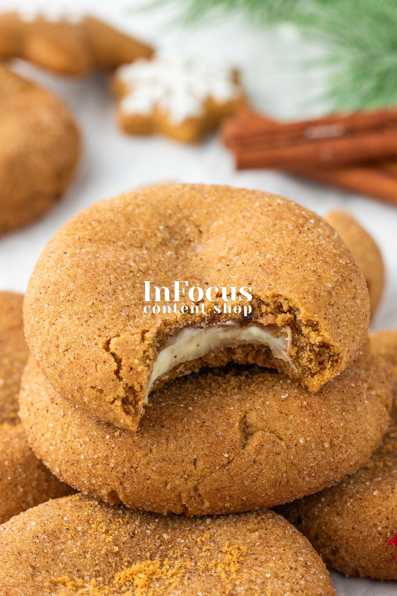 Gingerbread Cheesecake Cookies- Exclusive