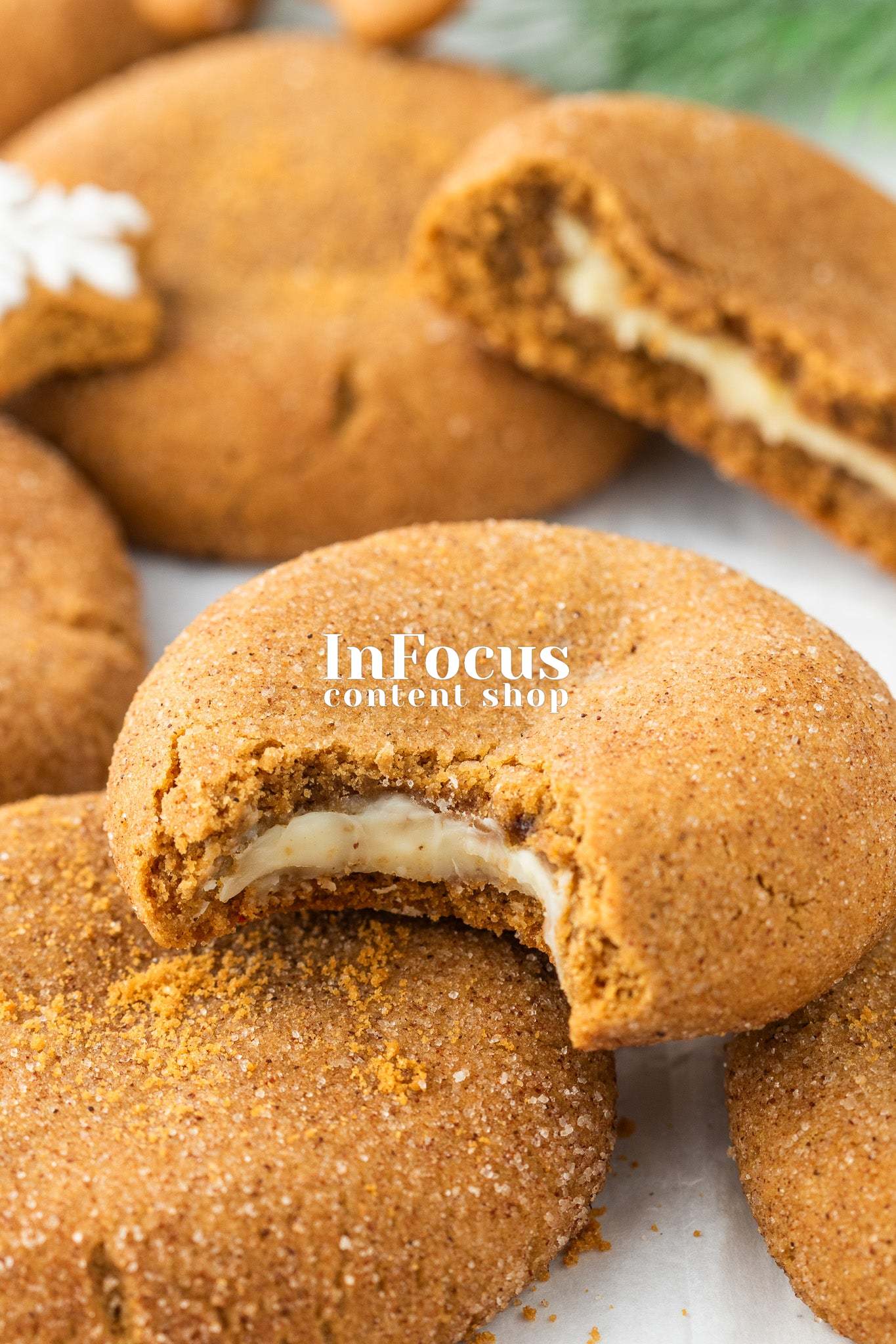 Gingerbread Cheesecake Cookies- Exclusive
