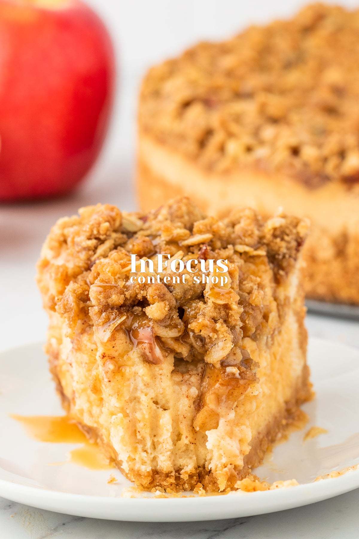 Apple Crumble Cheesecake- Exclusive
