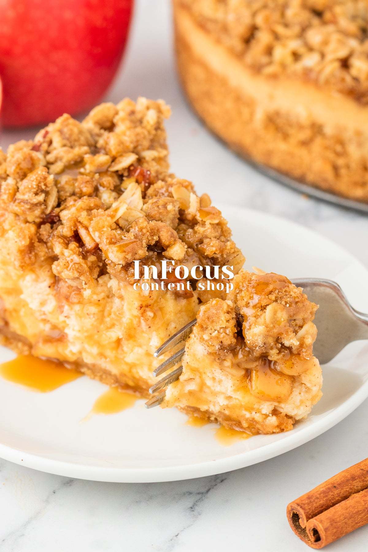 Apple Crumble Cheesecake- Exclusive