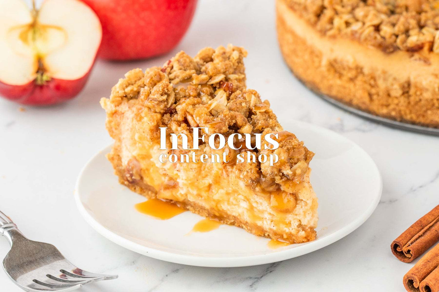 Apple Crumble Cheesecake- Exclusive