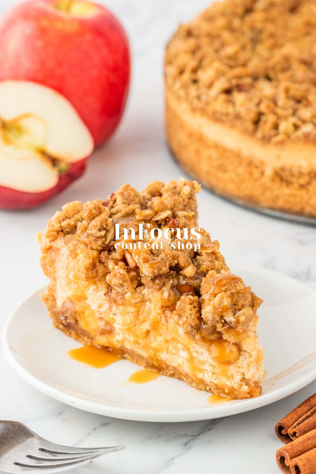 Apple Crumble Cheesecake- Exclusive