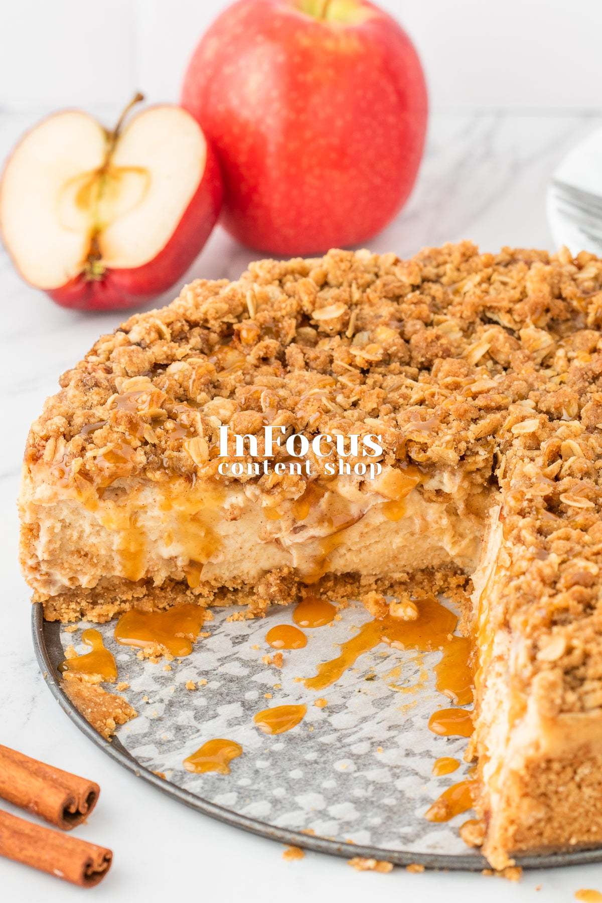Apple Crumble Cheesecake- Exclusive
