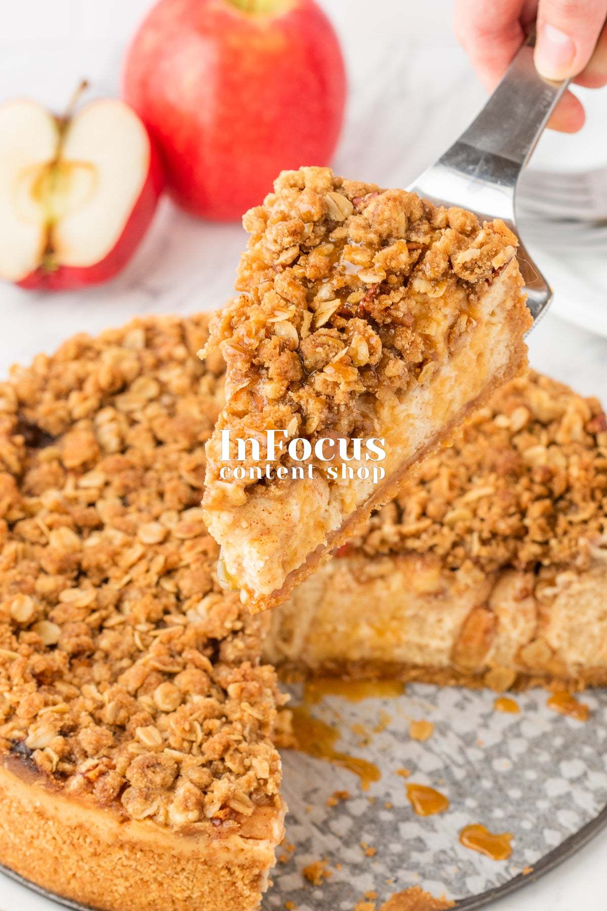 Apple Crumble Cheesecake- Exclusive