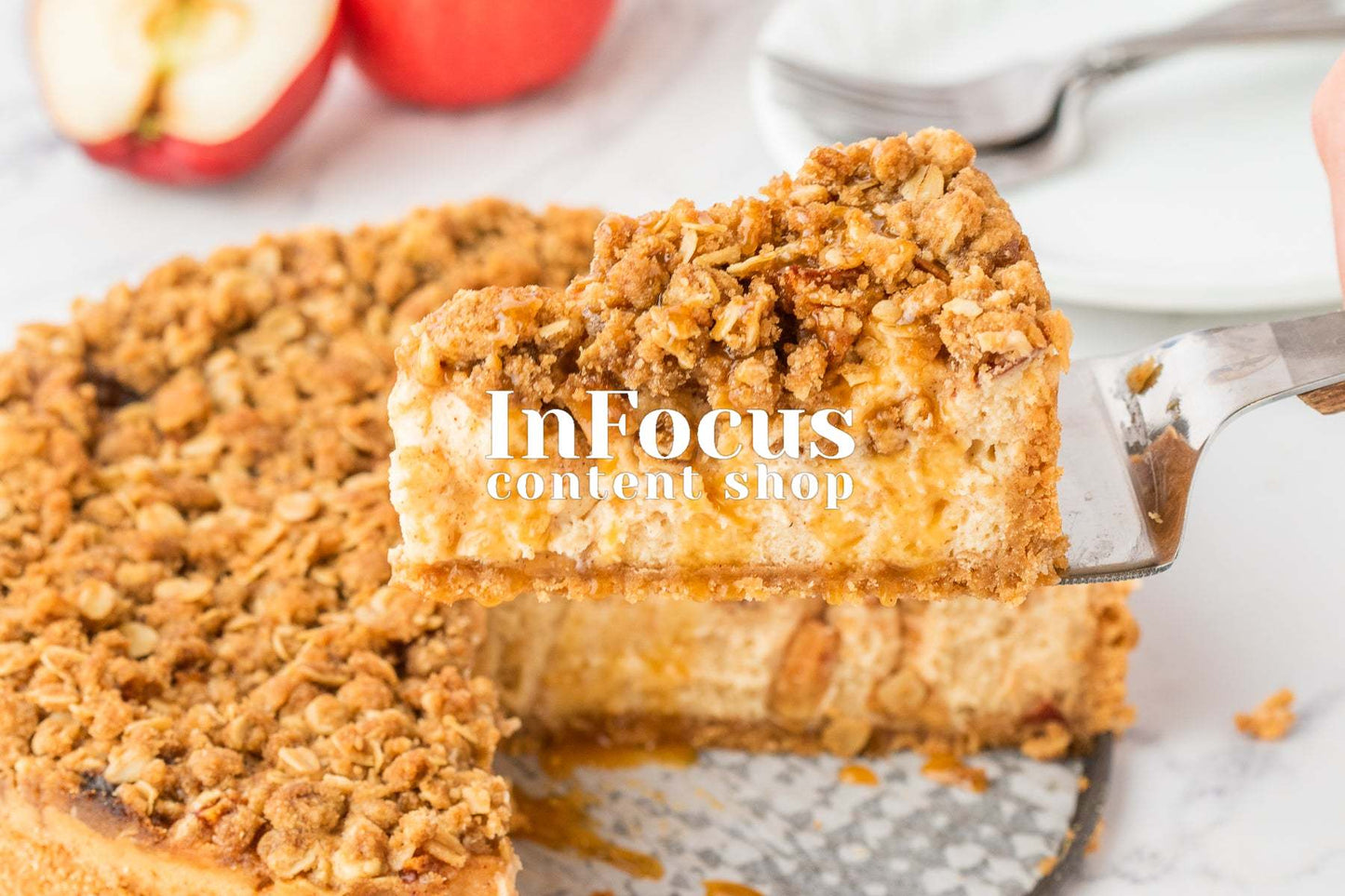 Apple Crumble Cheesecake- Exclusive