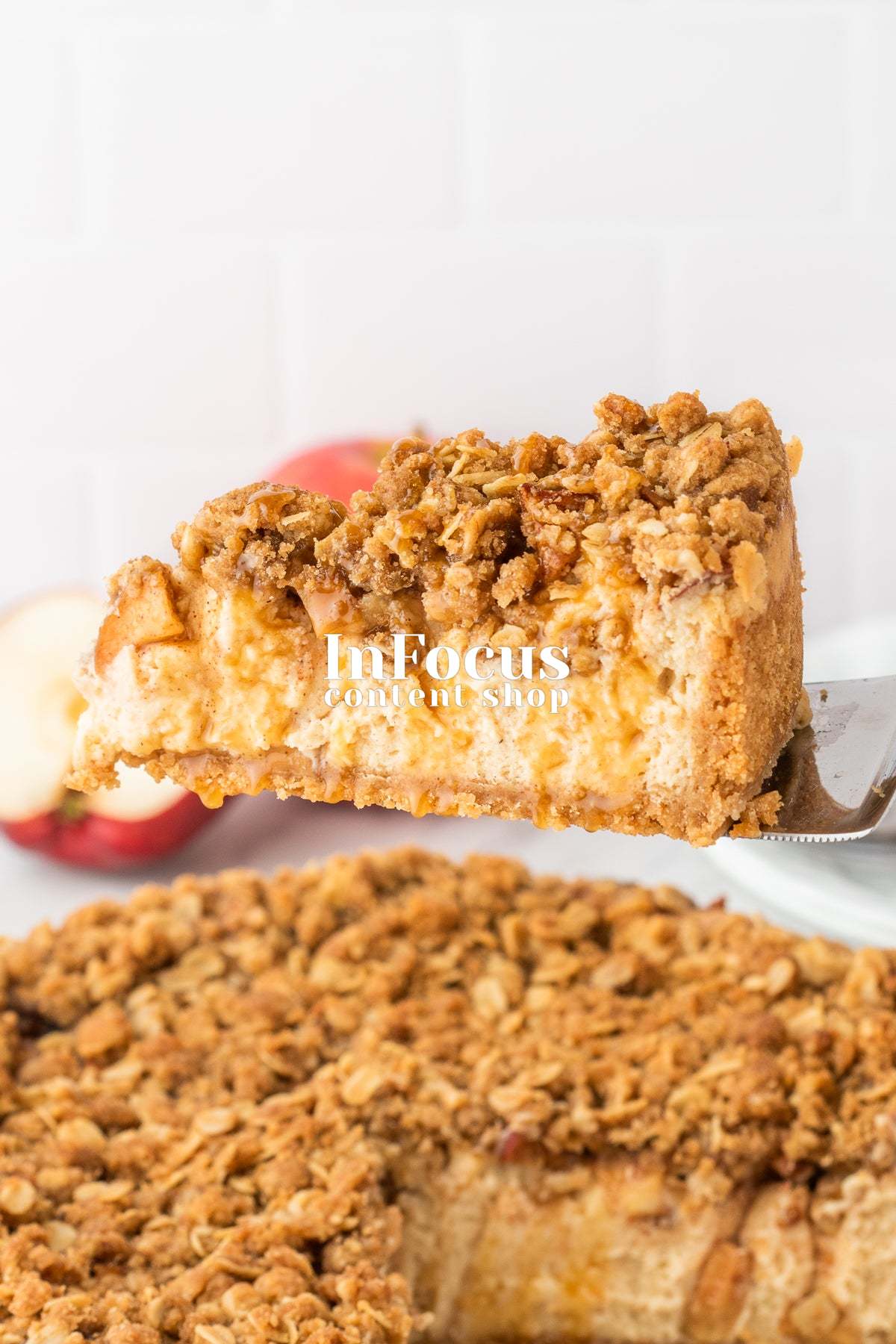 Apple Crumble Cheesecake- Exclusive