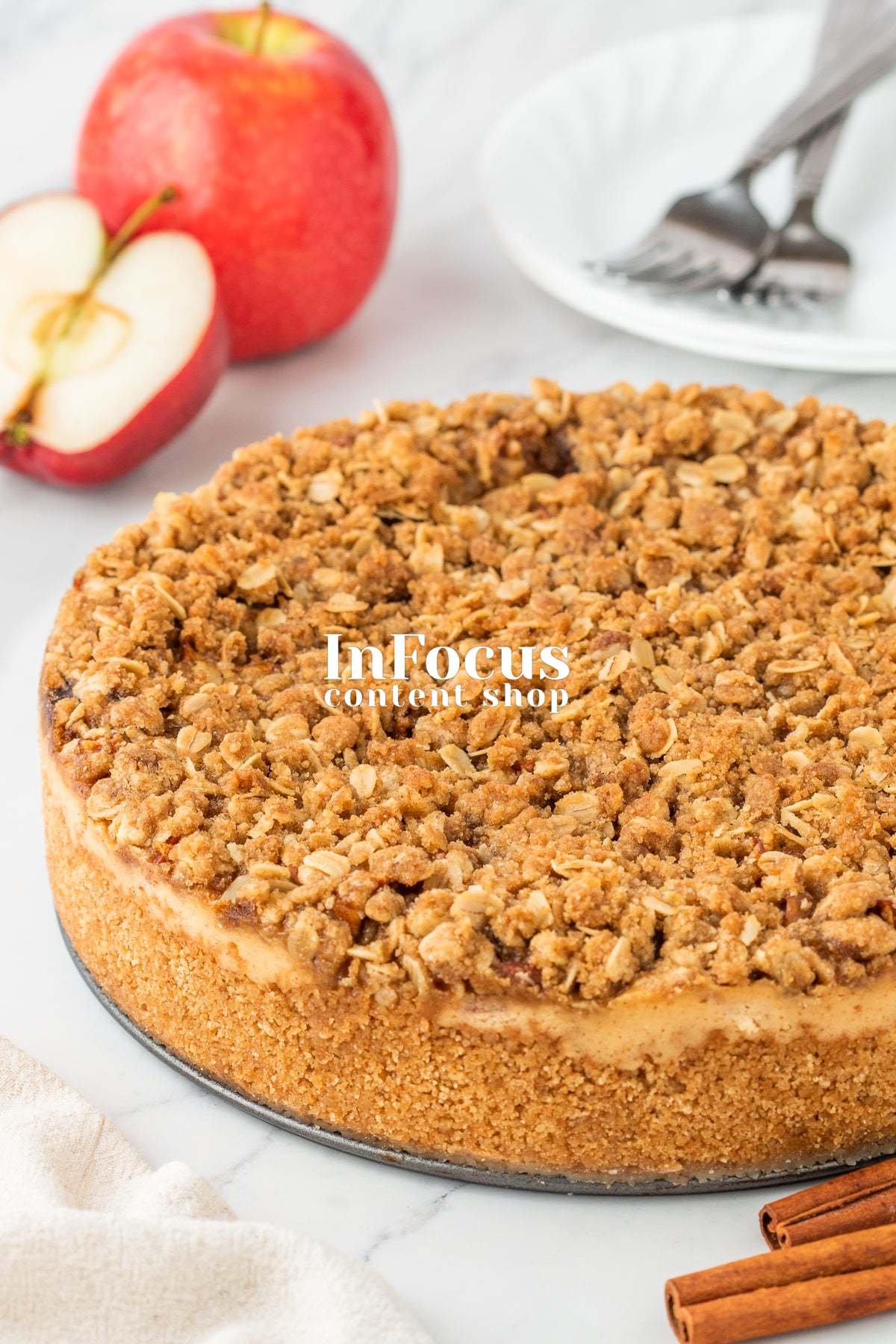Apple Crumble Cheesecake- Exclusive
