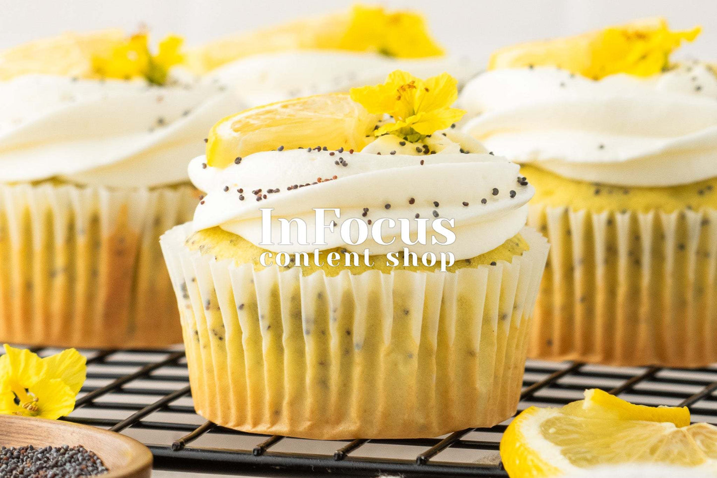 Lemon Poppy Seed Cupcakes- Exclusive