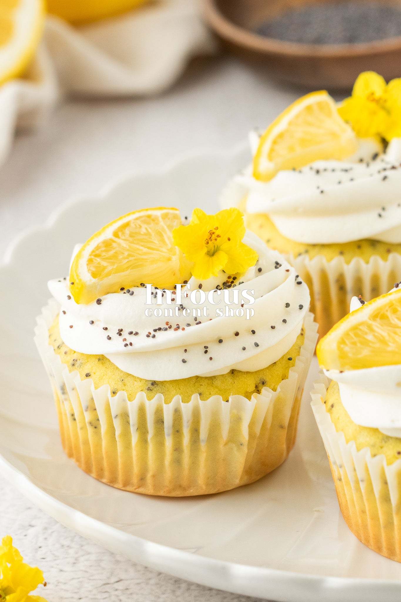 Lemon Poppy Seed Cupcakes- Exclusive