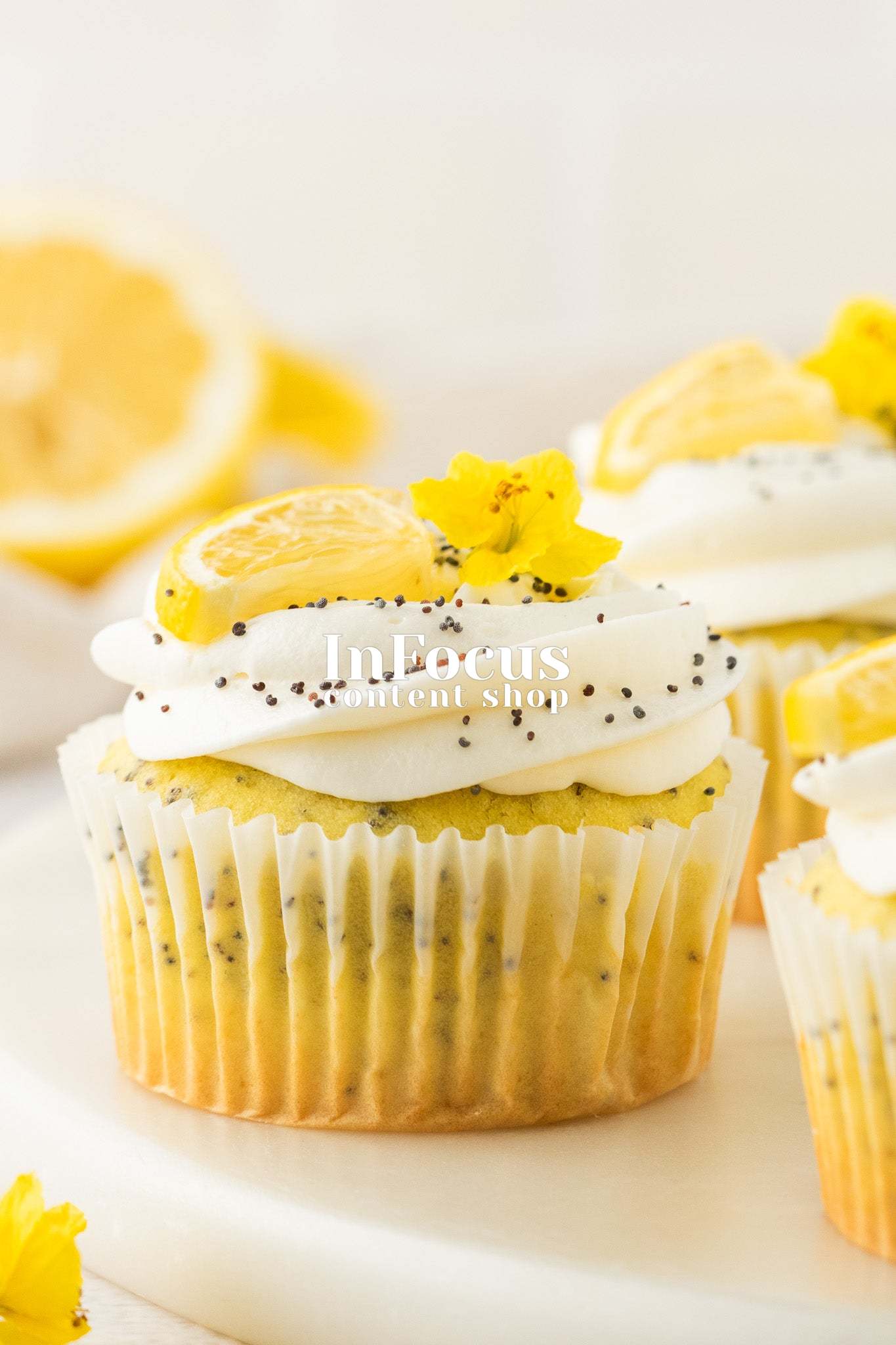 Lemon Poppy Seed Cupcakes- Exclusive