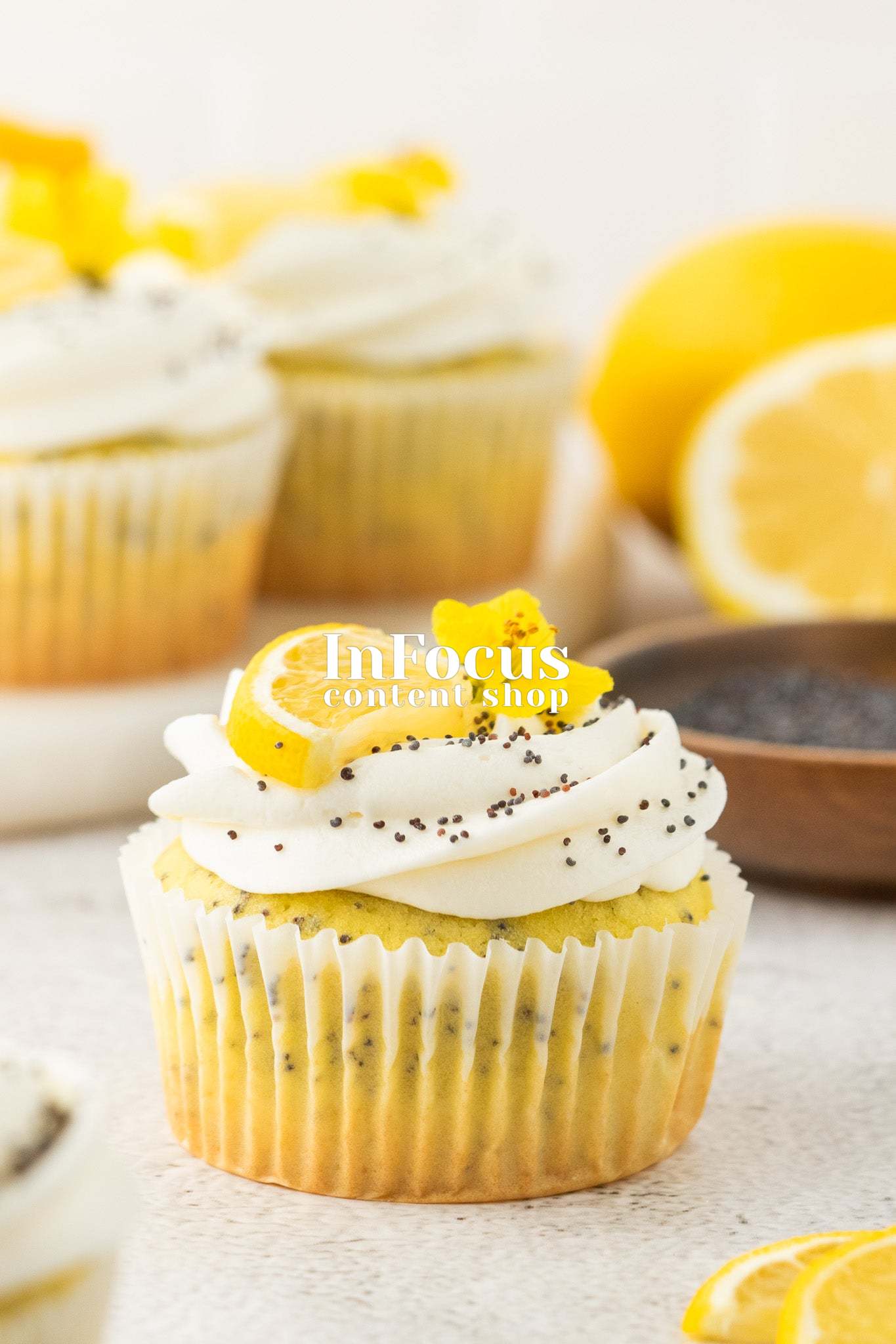 Lemon Poppy Seed Cupcakes- Exclusive