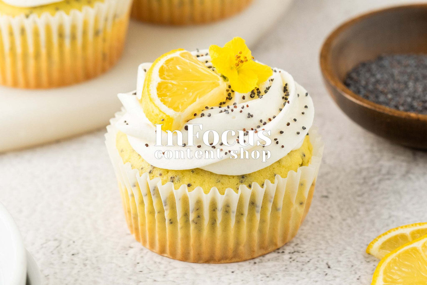 Lemon Poppy Seed Cupcakes- Exclusive