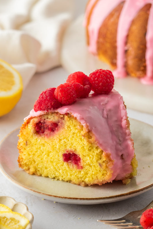 Lemon Raspberry Bundt Cake- Exclusive