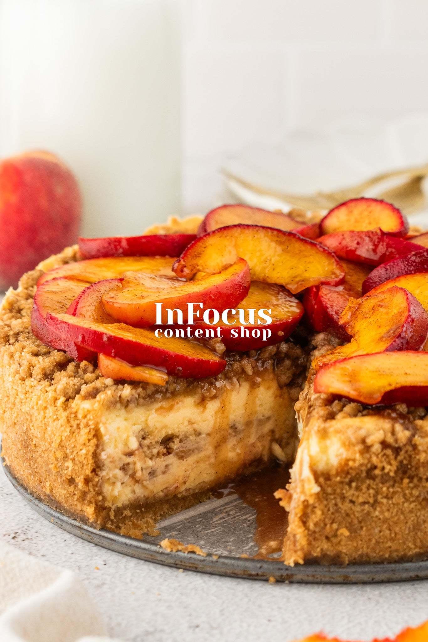Peach Cobbler Cheesecake- Exclusive