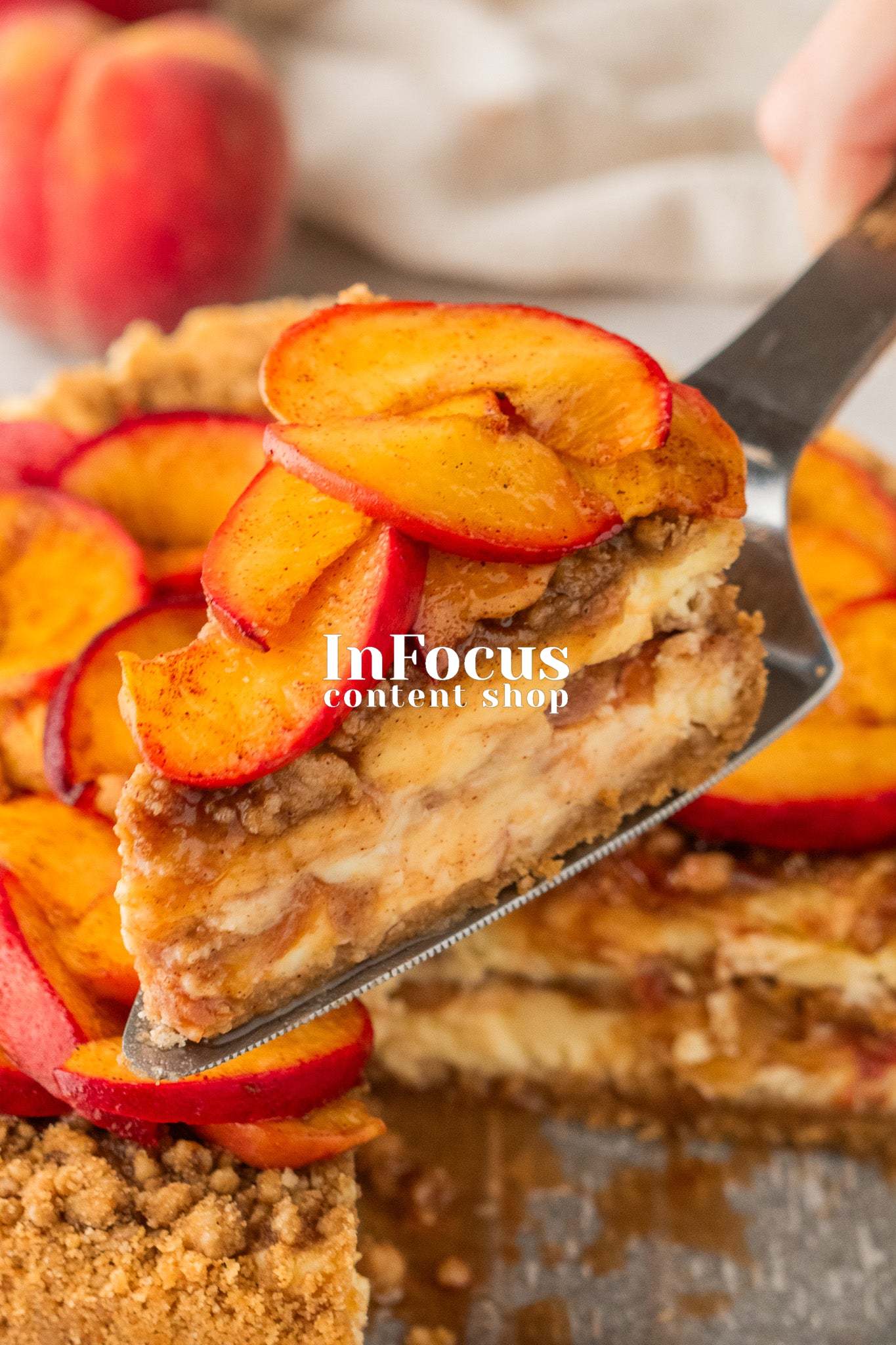 Peach Cobbler Cheesecake- Exclusive