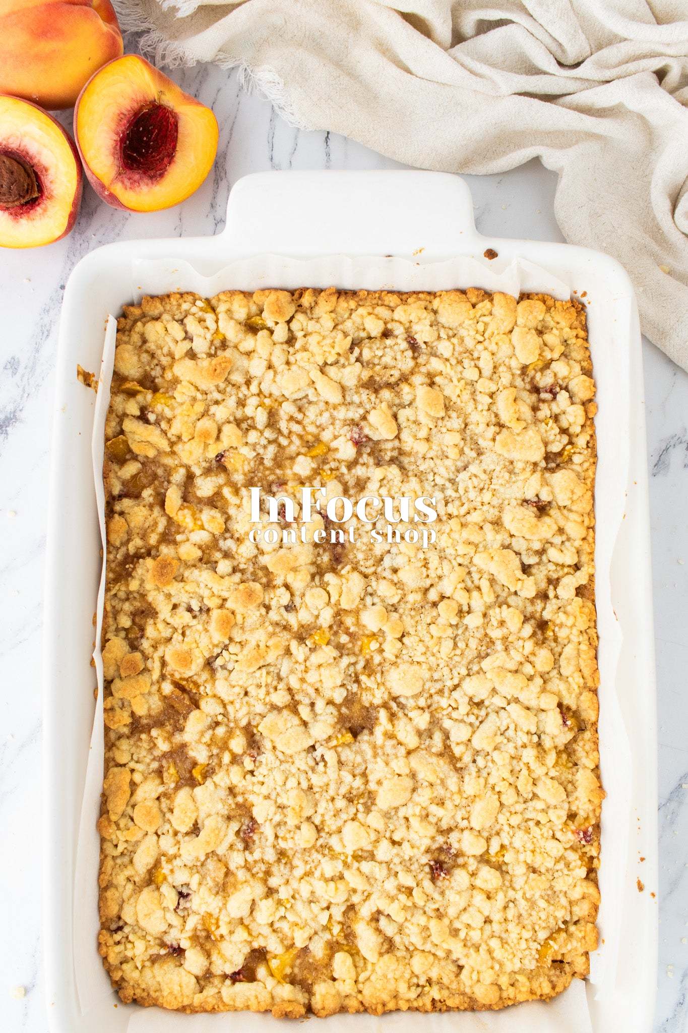 Peach Crumble Bars- Exclusive