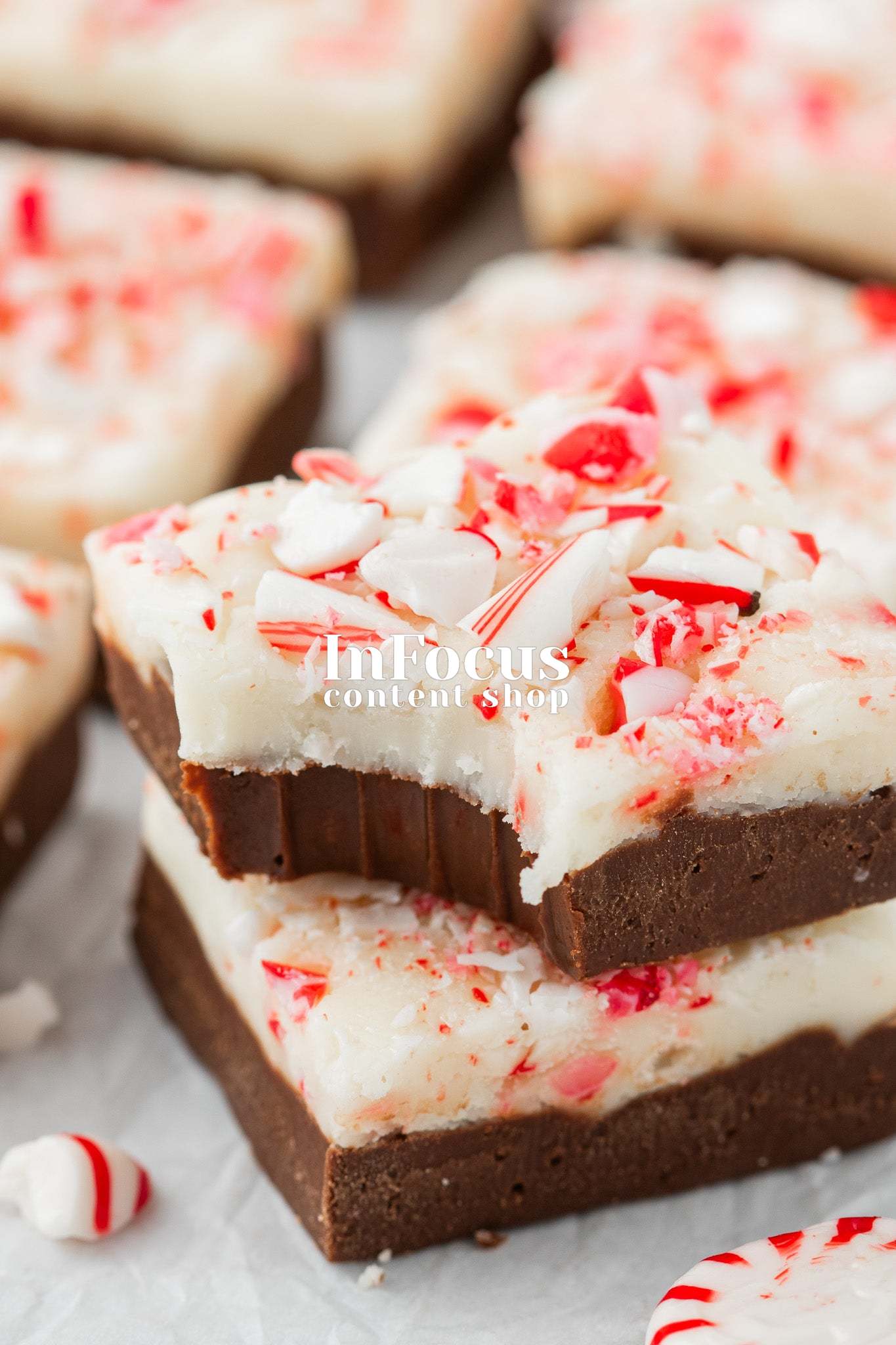 Peppermint Bark Fudge- Exclusive