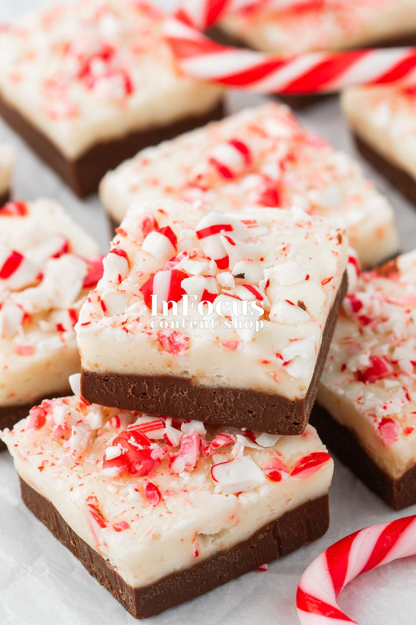 Peppermint Bark Fudge- Exclusive