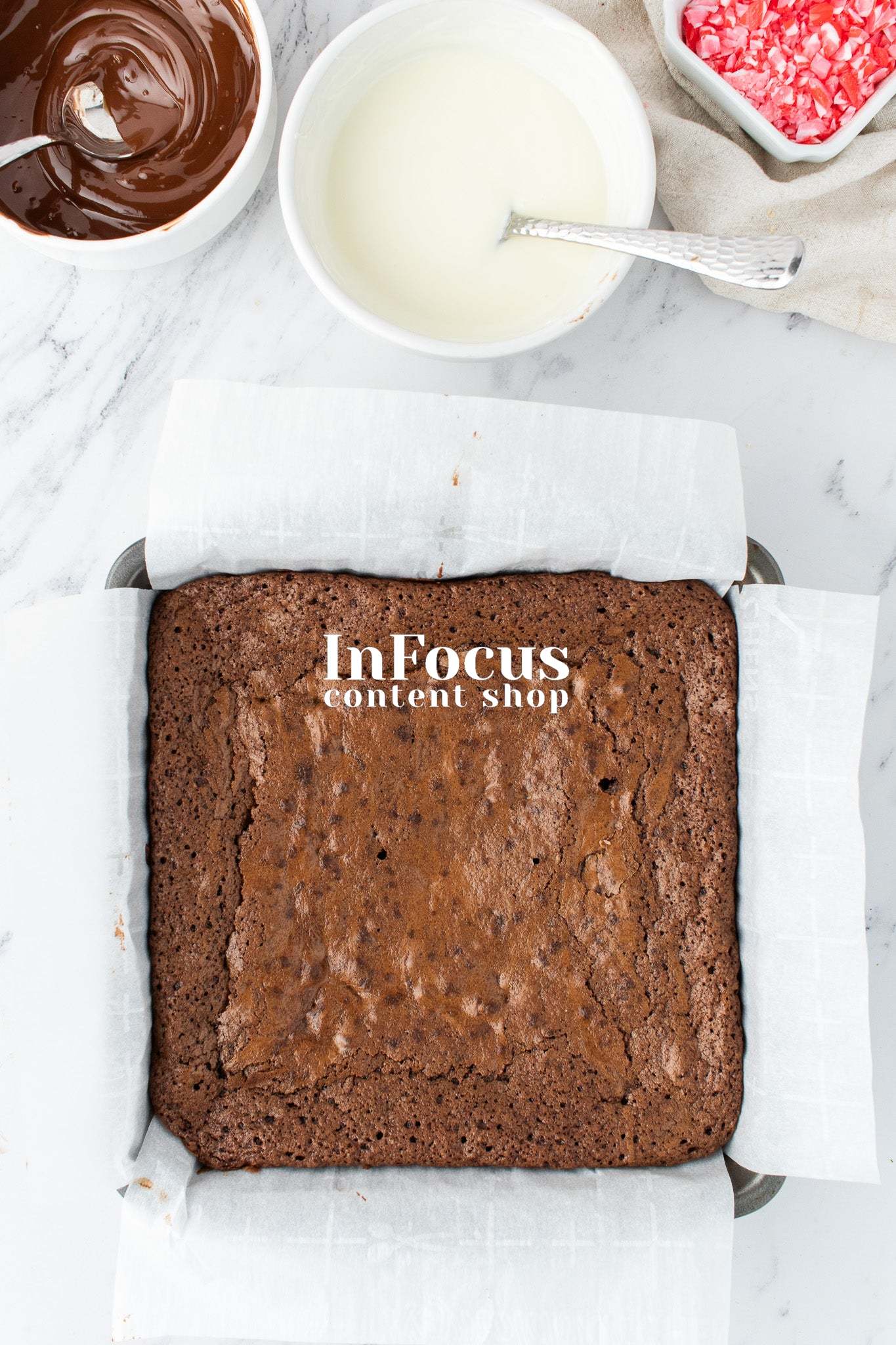 Peppermint Bark Brownies- Exclusive