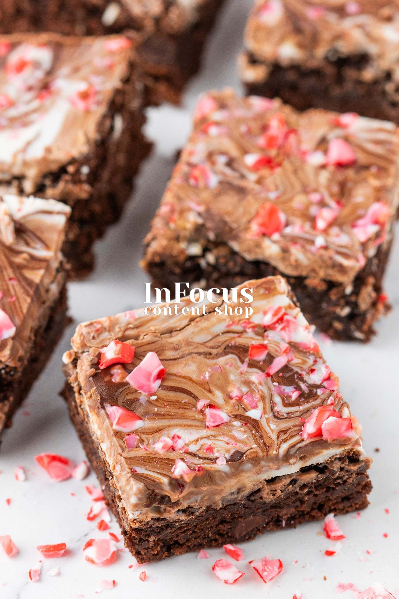 Peppermint Bark Brownies- Exclusive